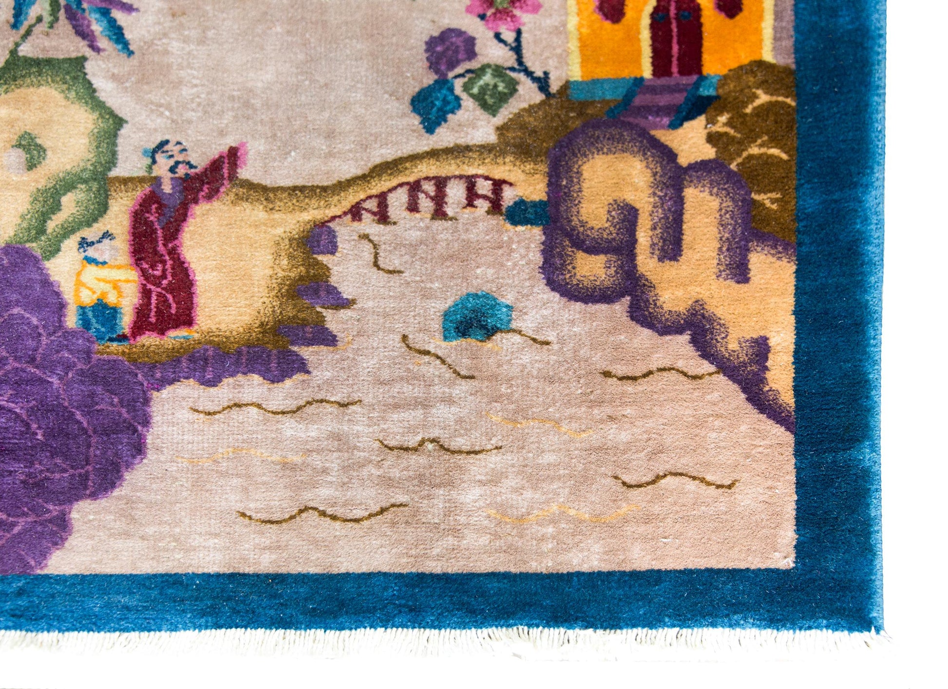 Early 20th Century Chinese Art Deco Rug For Sale