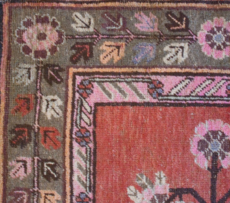 Early 20th Century Samarkand Carpet For Sale