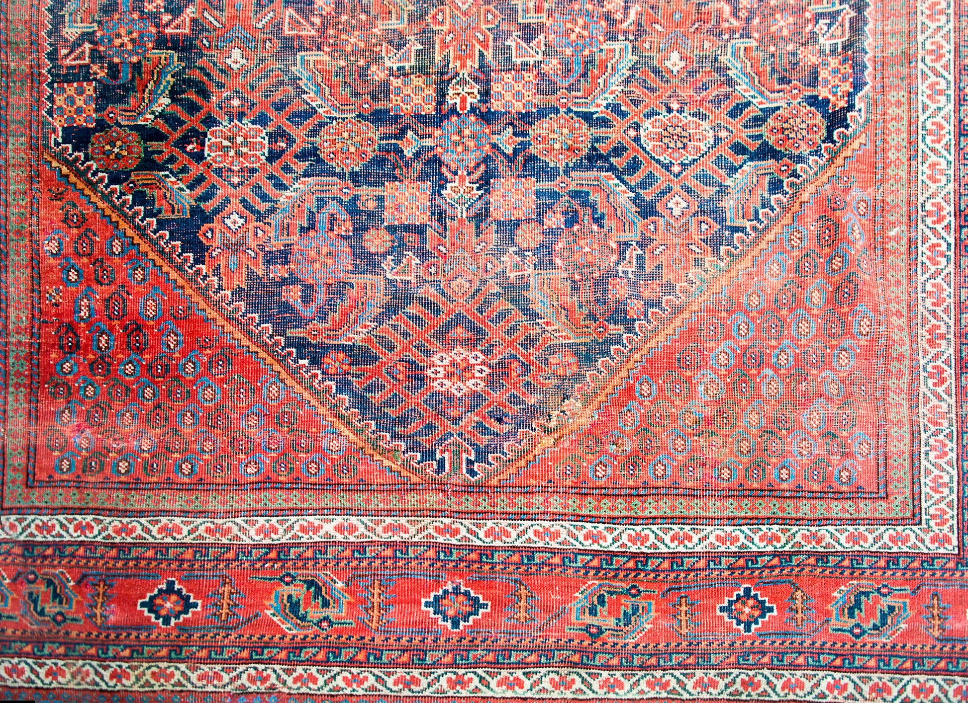 Early 20th Century, Persian Afshar Rug For Sale