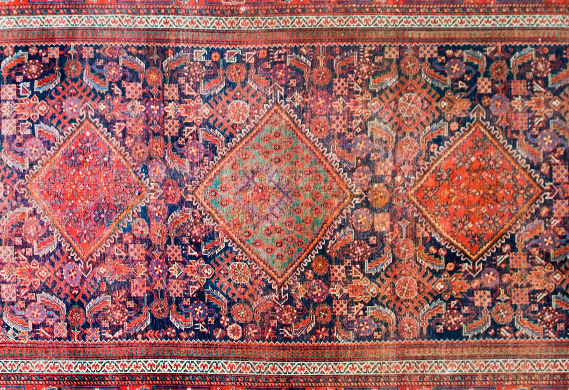 Early 20th Century, Persian Afshar Rug For Sale