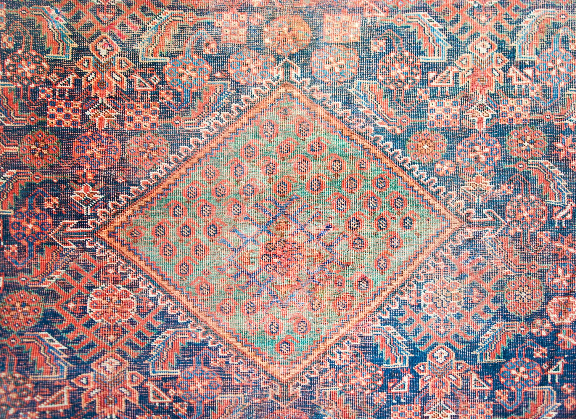 Early 20th Century, Persian Afshar Rug For Sale
