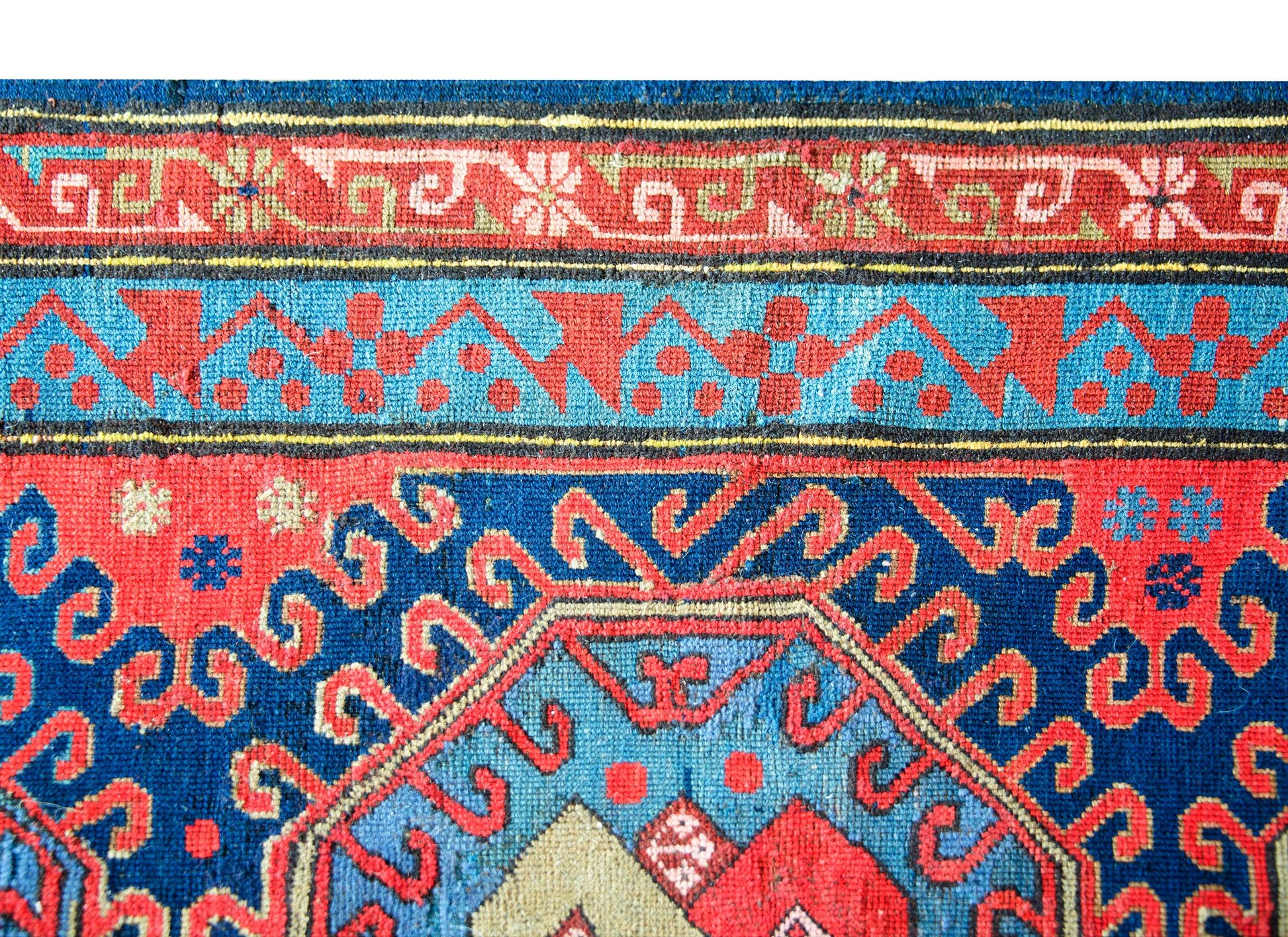 Early 20th Century Persian Kazak Rug For Sale