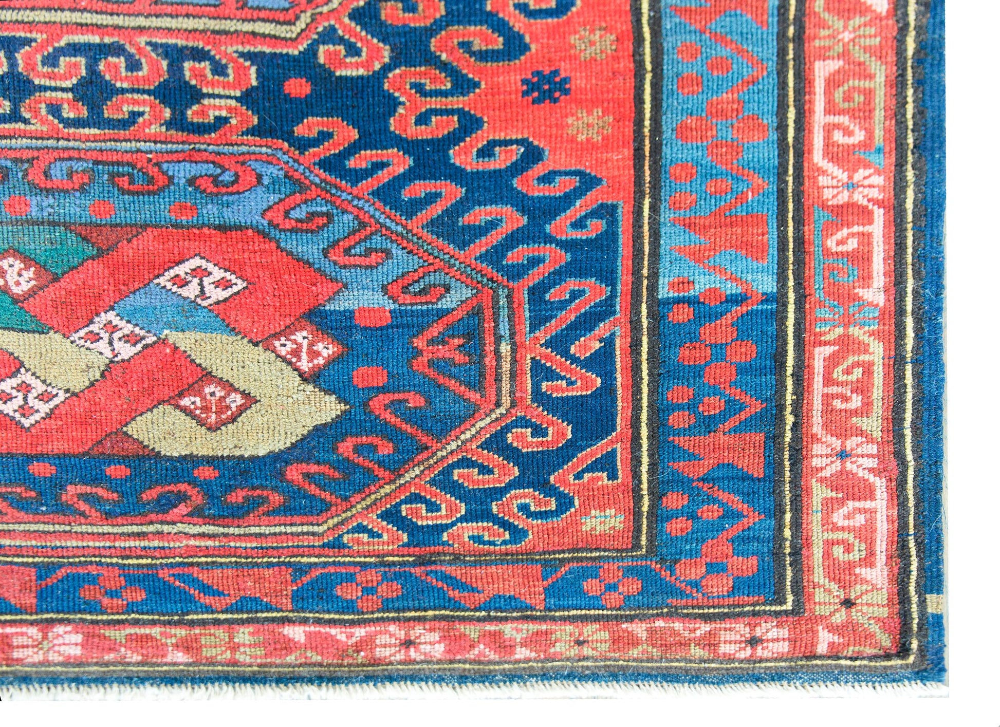 Early 20th Century Persian Kazak Rug For Sale