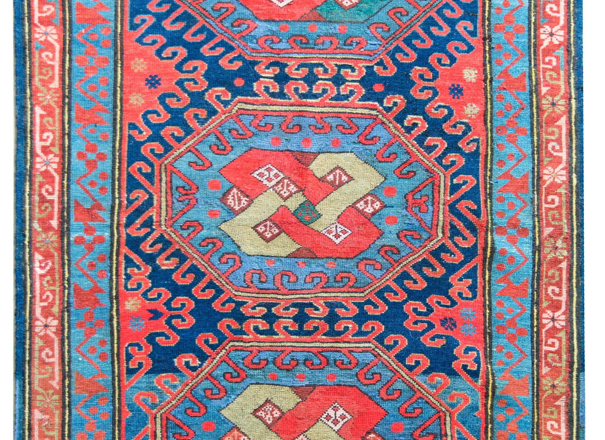 Early 20th Century Persian Kazak Rug For Sale