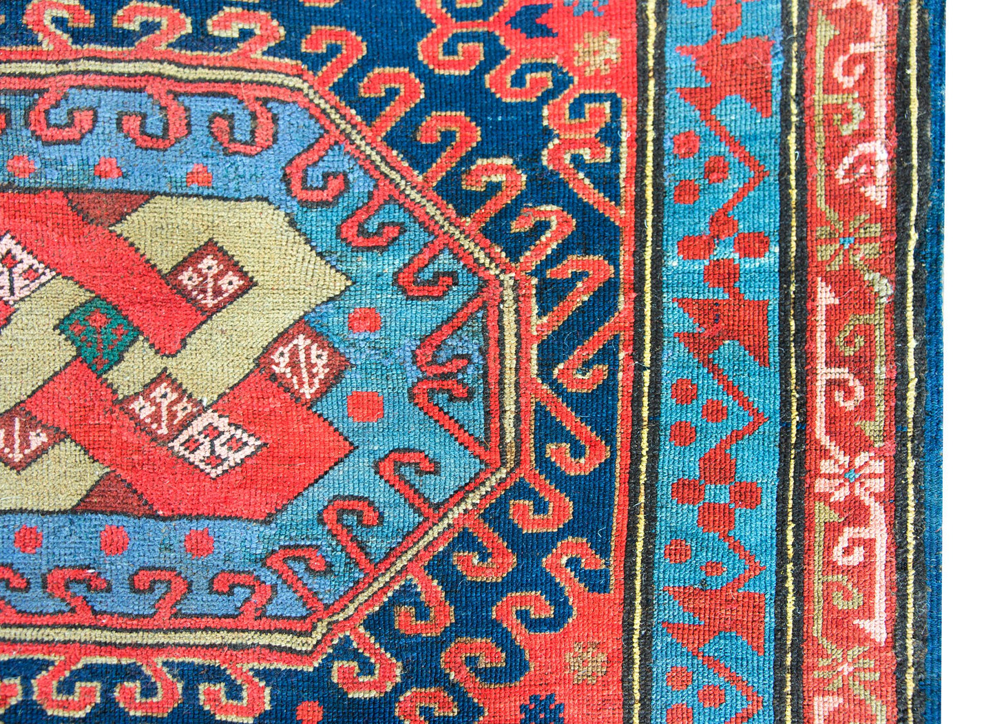 Early 20th Century Persian Kazak Rug For Sale
