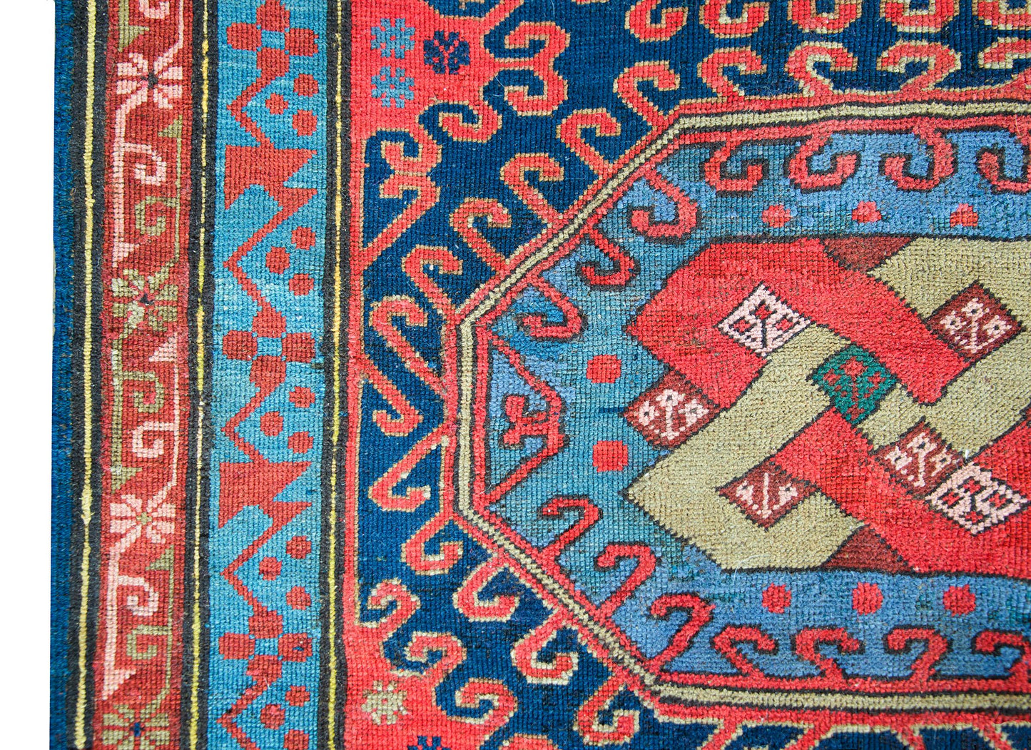 Early 20th Century Persian Kazak Rug For Sale