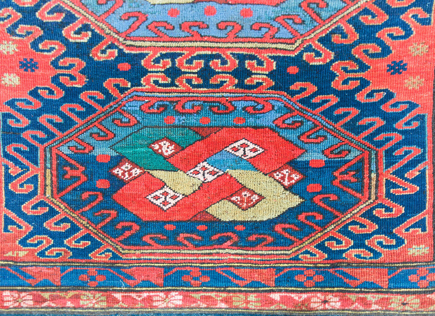 Early 20th Century Persian Kazak Rug For Sale