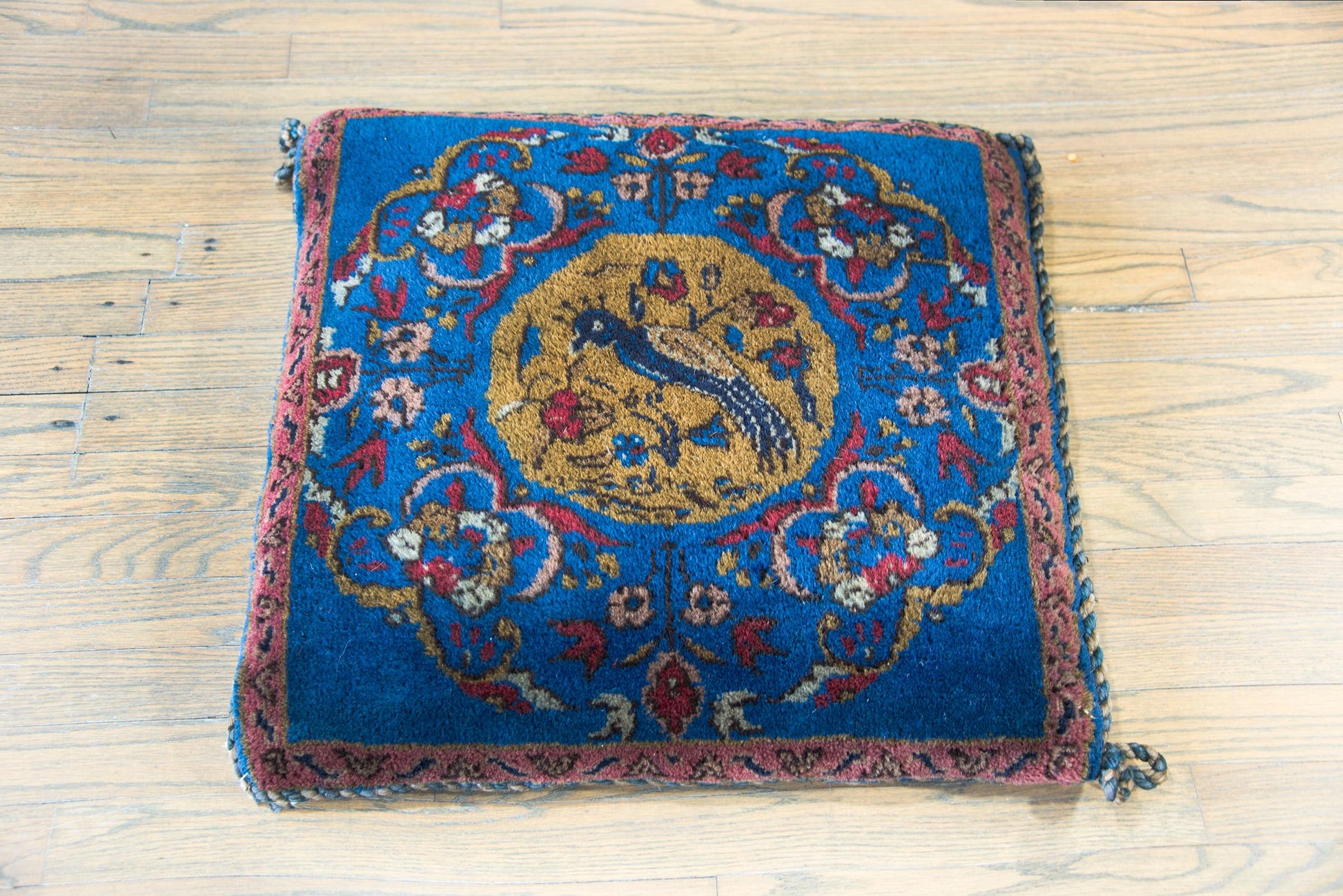 Vintage Afghani Floor Pillow For Sale