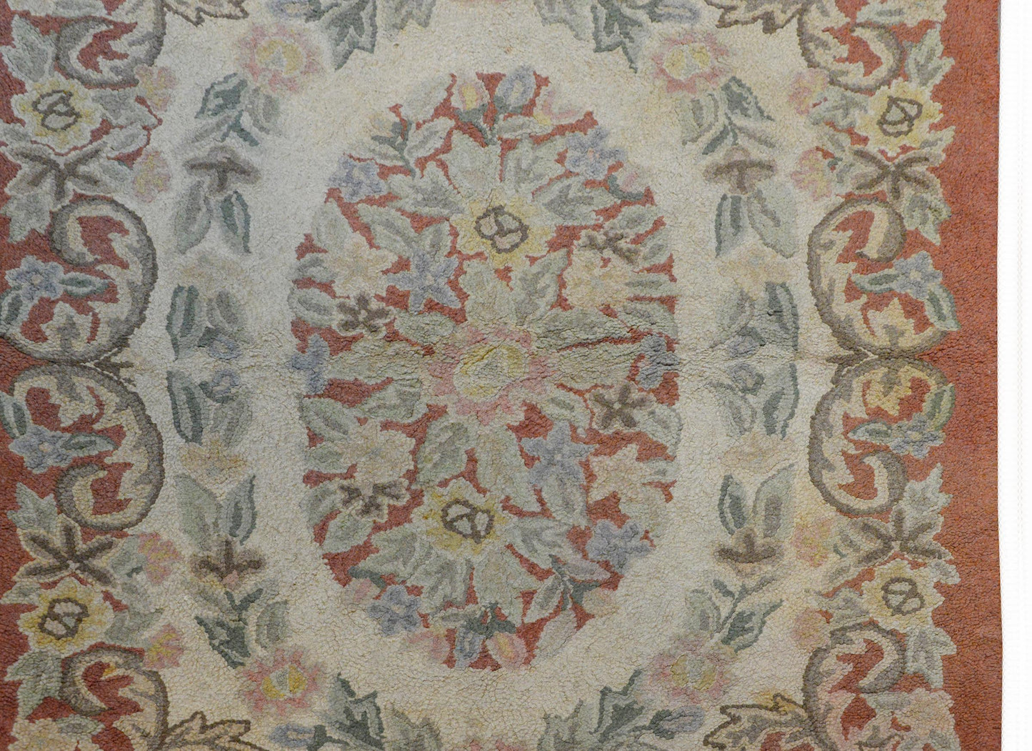 20th Century Chinese Hook Rug For Sale