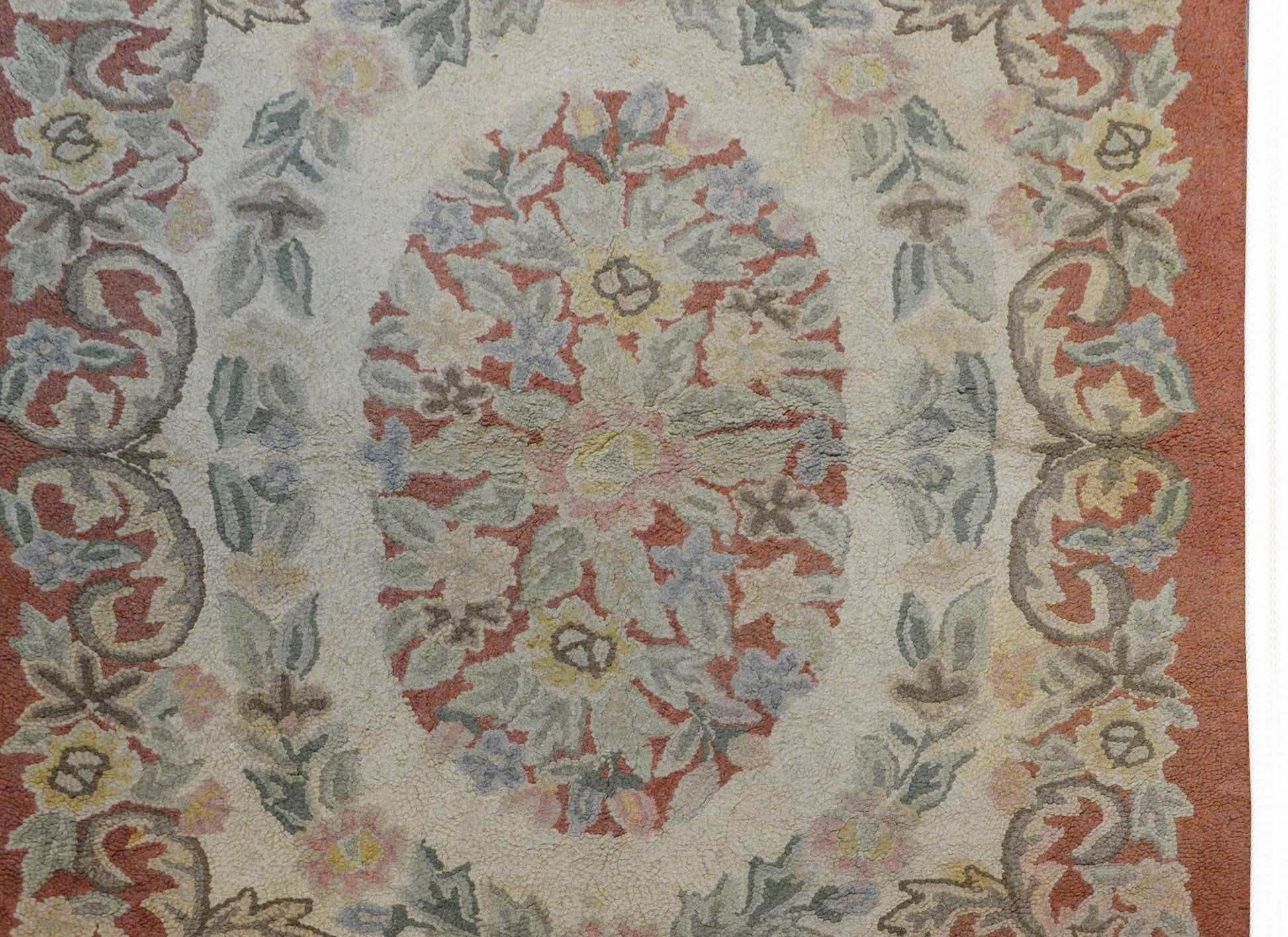 20th Century Chinese Hook Rug For Sale