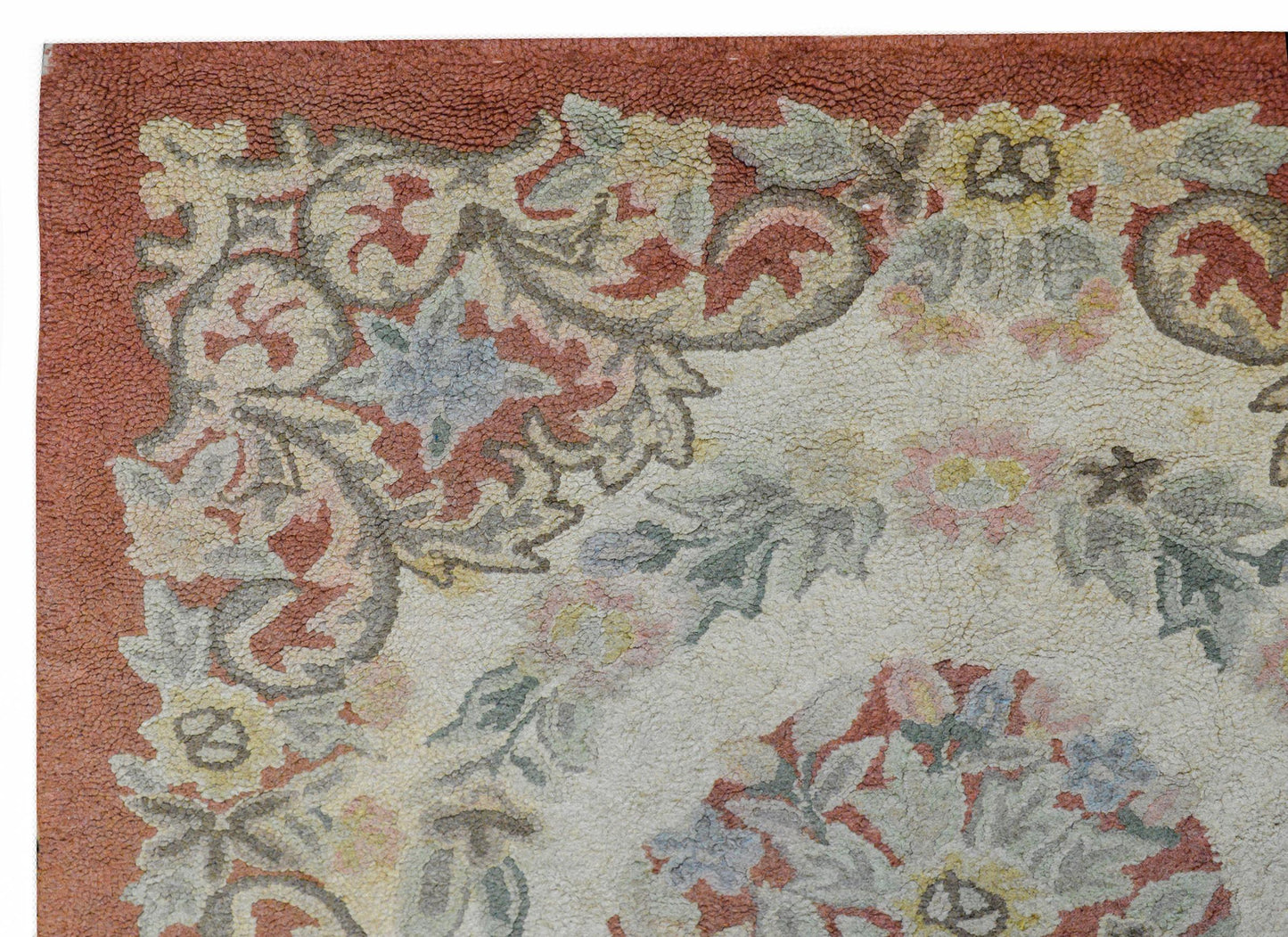 20th Century Chinese Hook Rug For Sale