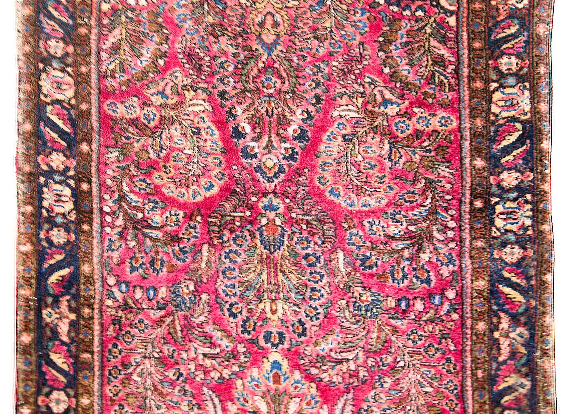 Early 20th Century Persian Sarouk Runner For Sale