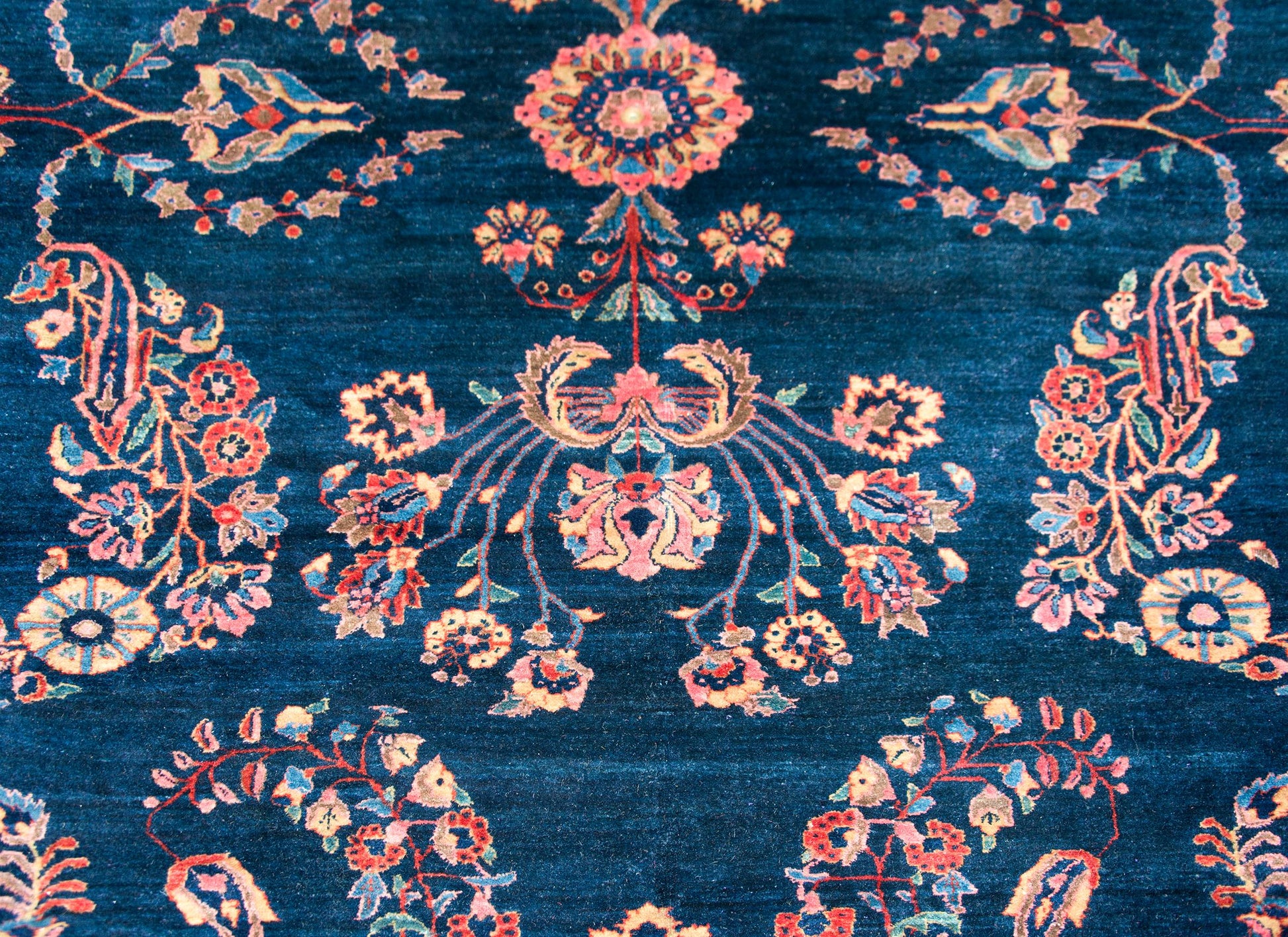 Early 20th Century Persian Sarouk Mohajeran Rug For Sale