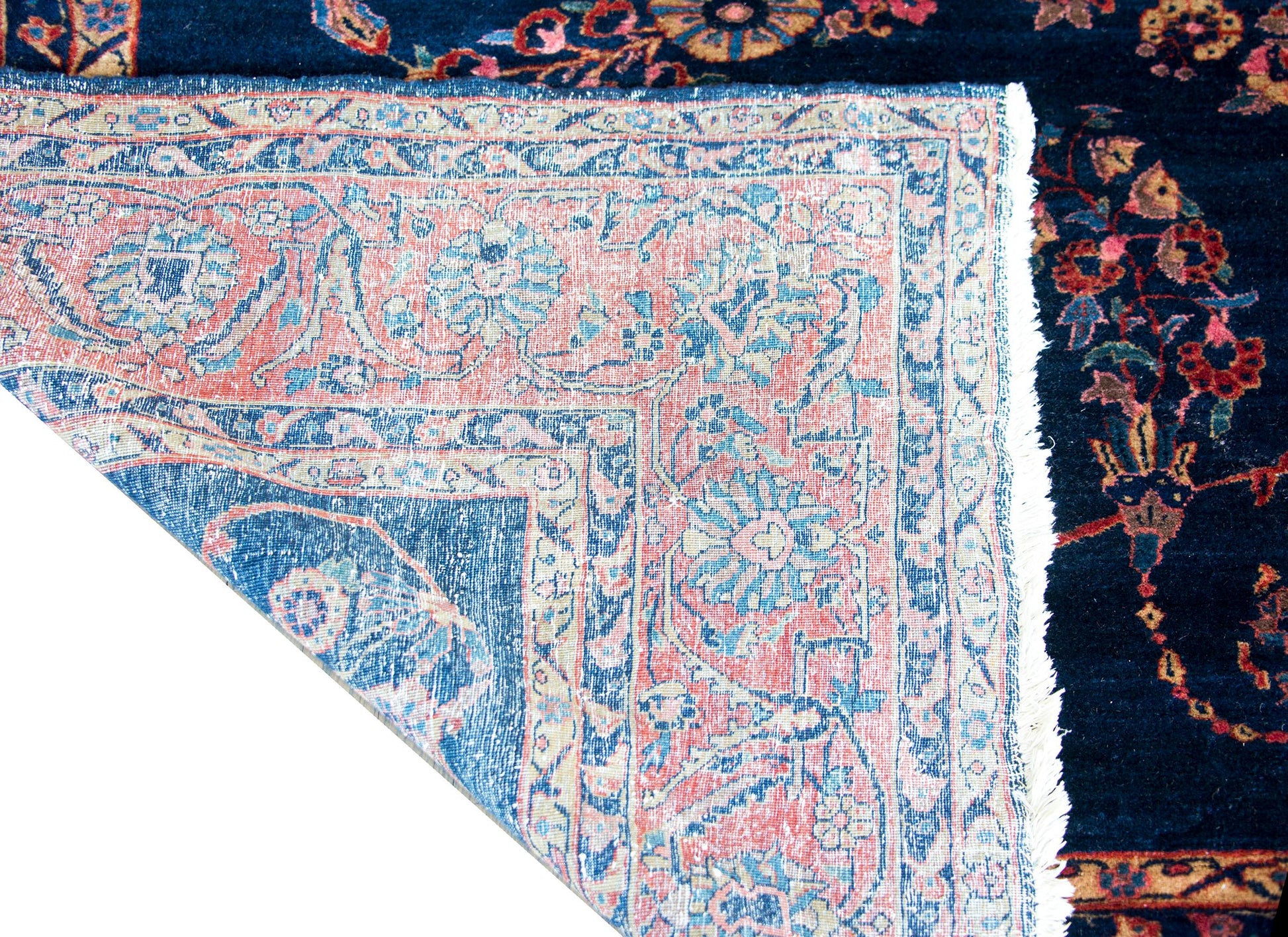 Early 20th Century Persian Sarouk Mohajeran Rug For Sale
