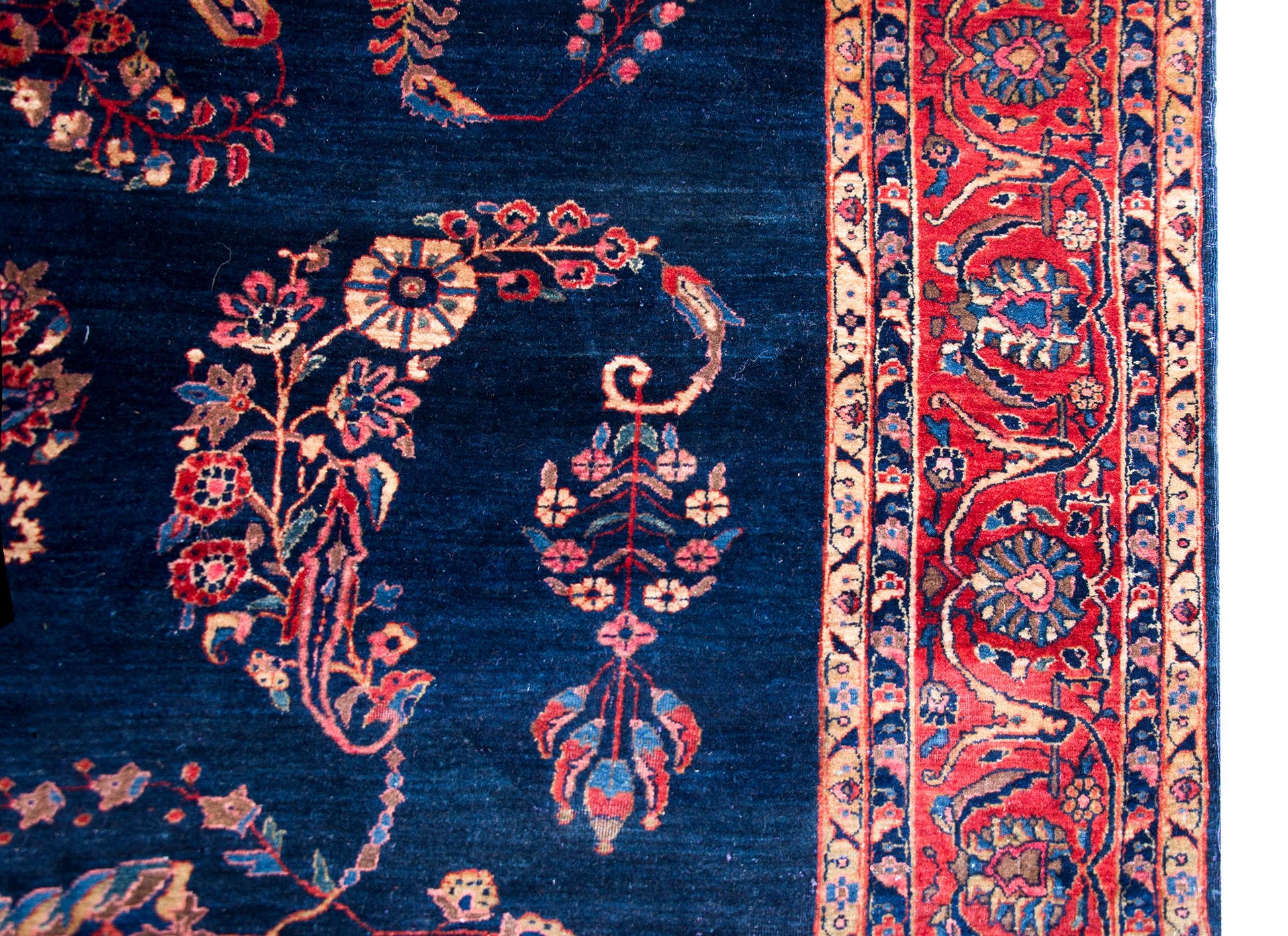 Early 20th Century Persian Sarouk Mohajeran Rug For Sale