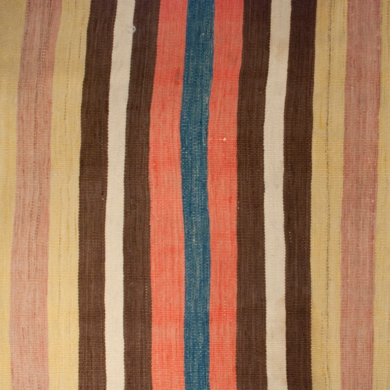 Early 20th Century Zarand Kilim Carpet Runner For Sale