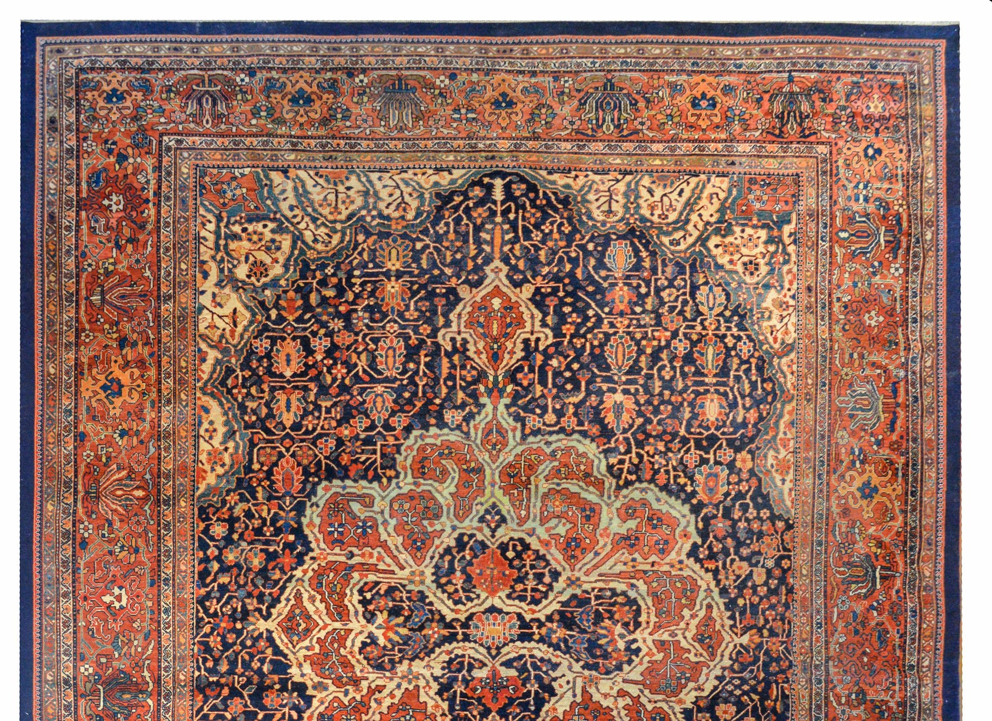 Outstanding Early 20th Century Sarouk Farahan Rug For Sale
