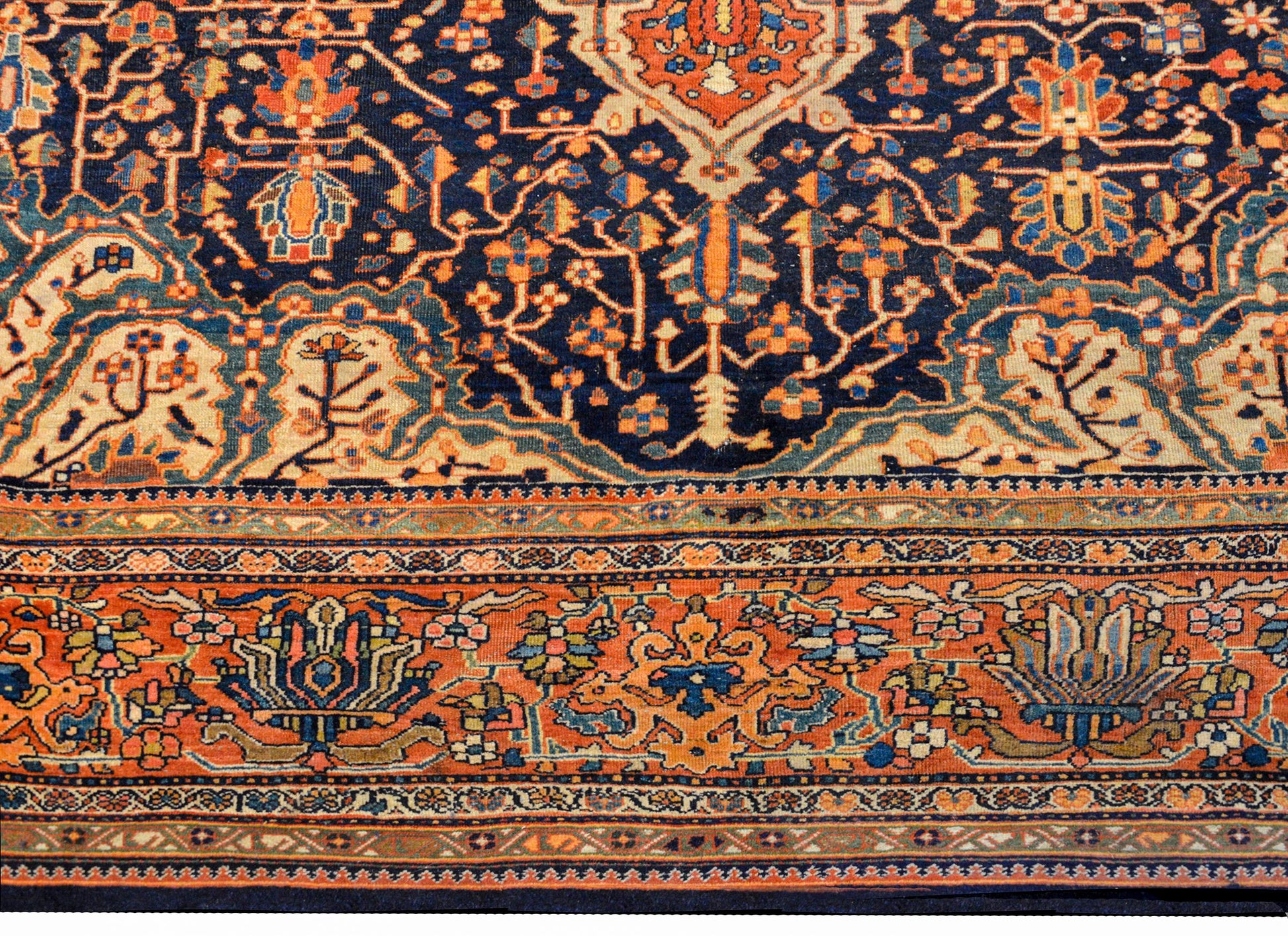 Outstanding Early 20th Century Sarouk Farahan Rug For Sale