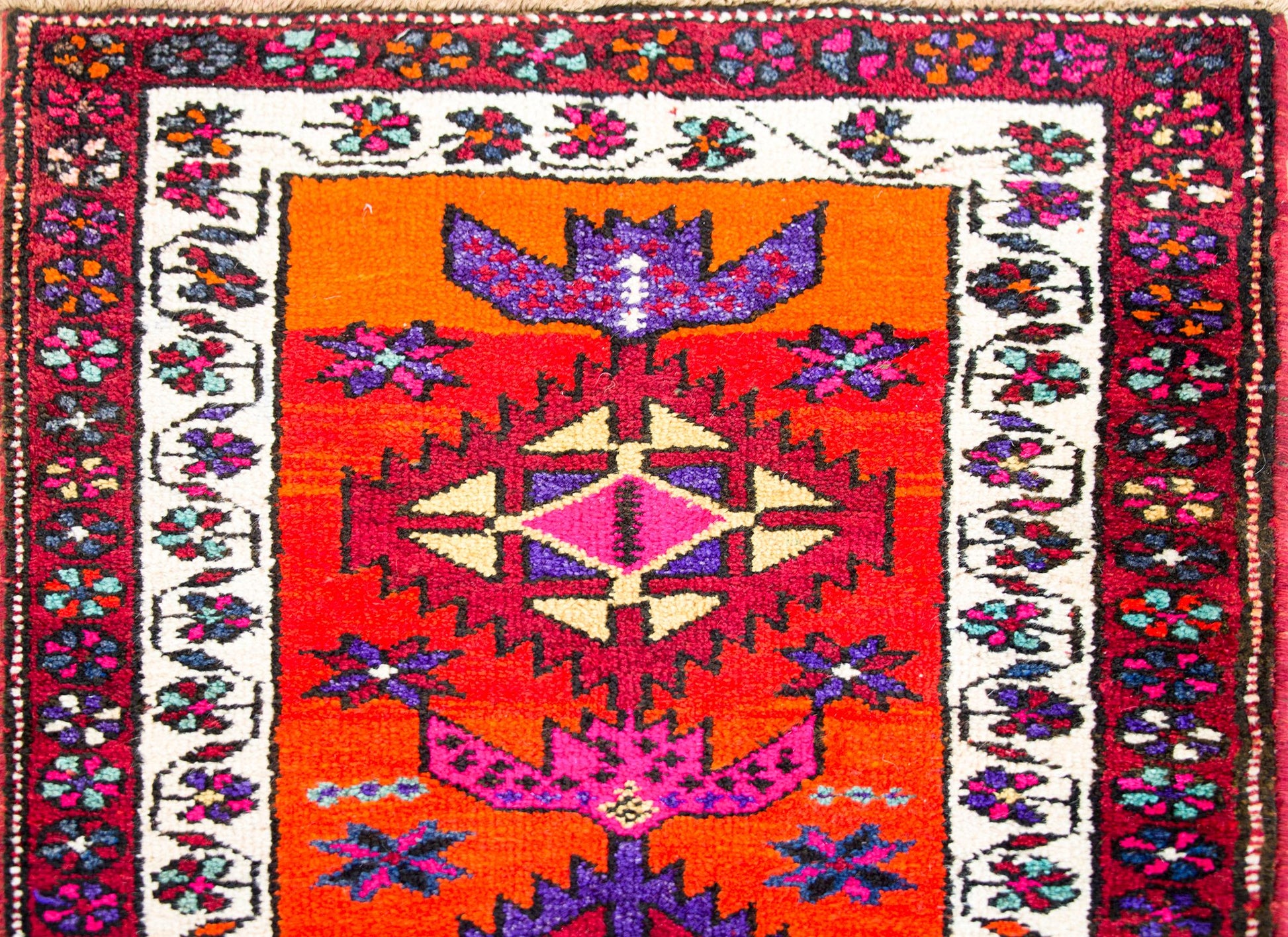 Vintage Turkish Konya Runner For Sale