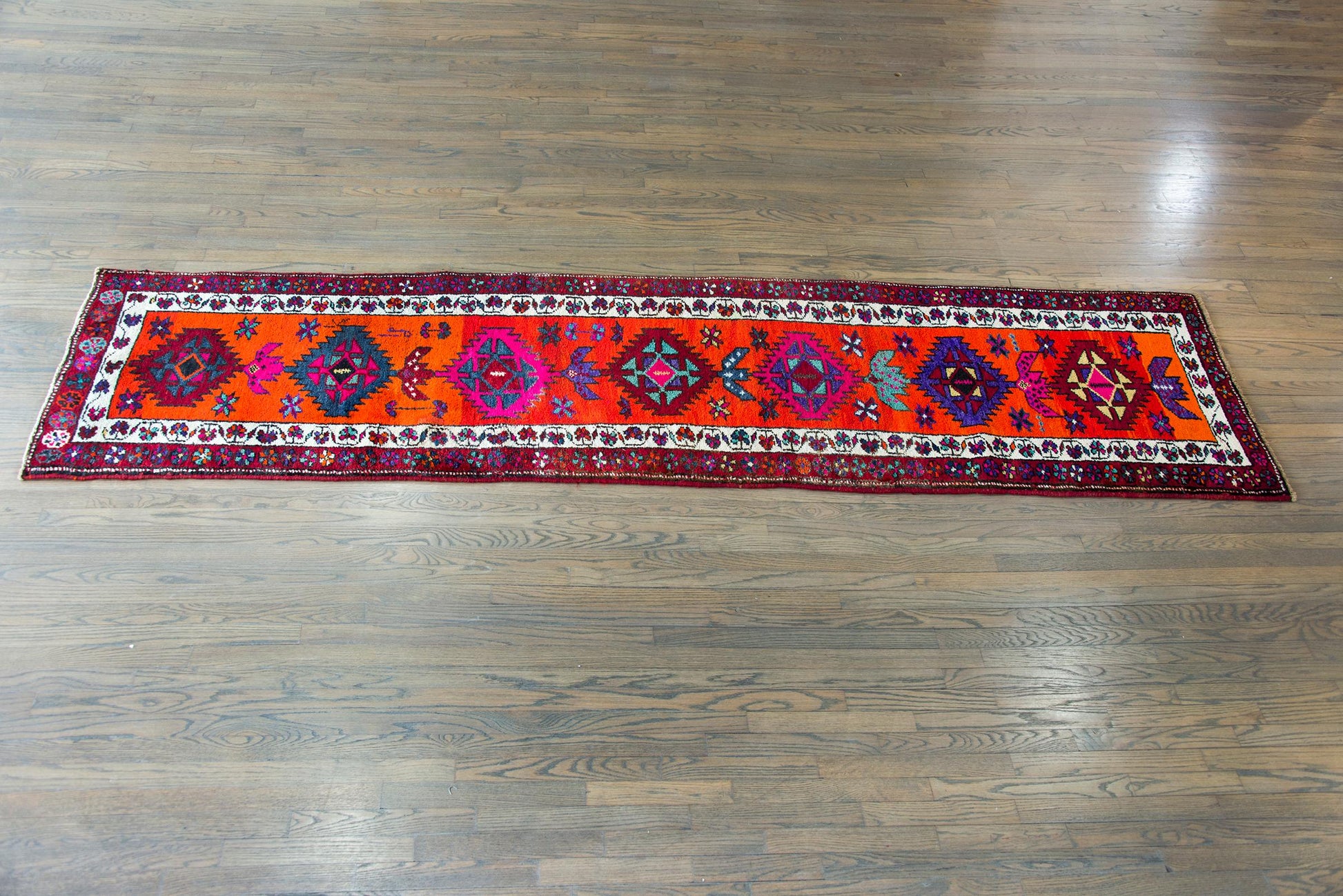 Vintage Turkish Konya Runner For Sale