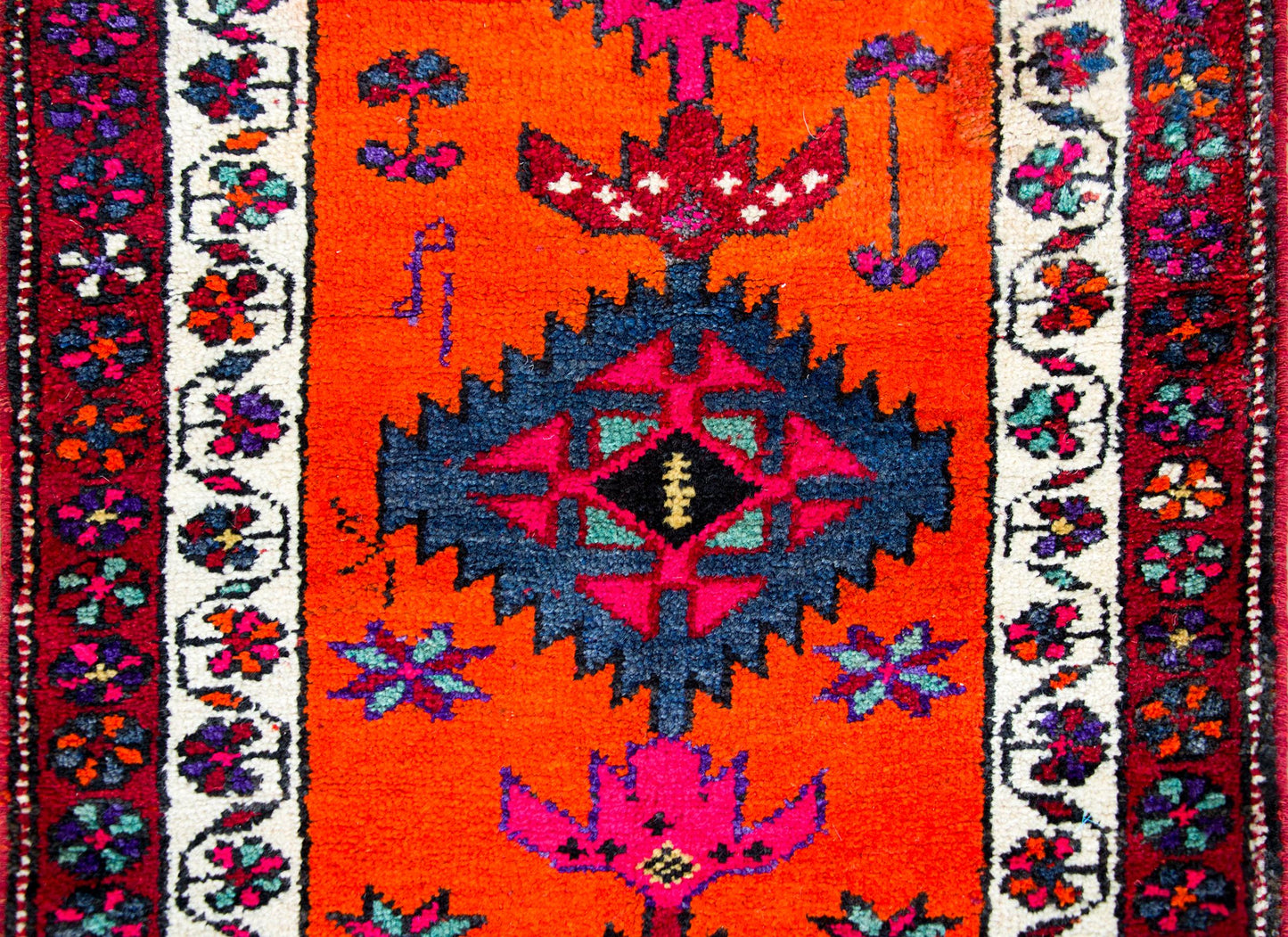 Vintage Turkish Konya Runner For Sale