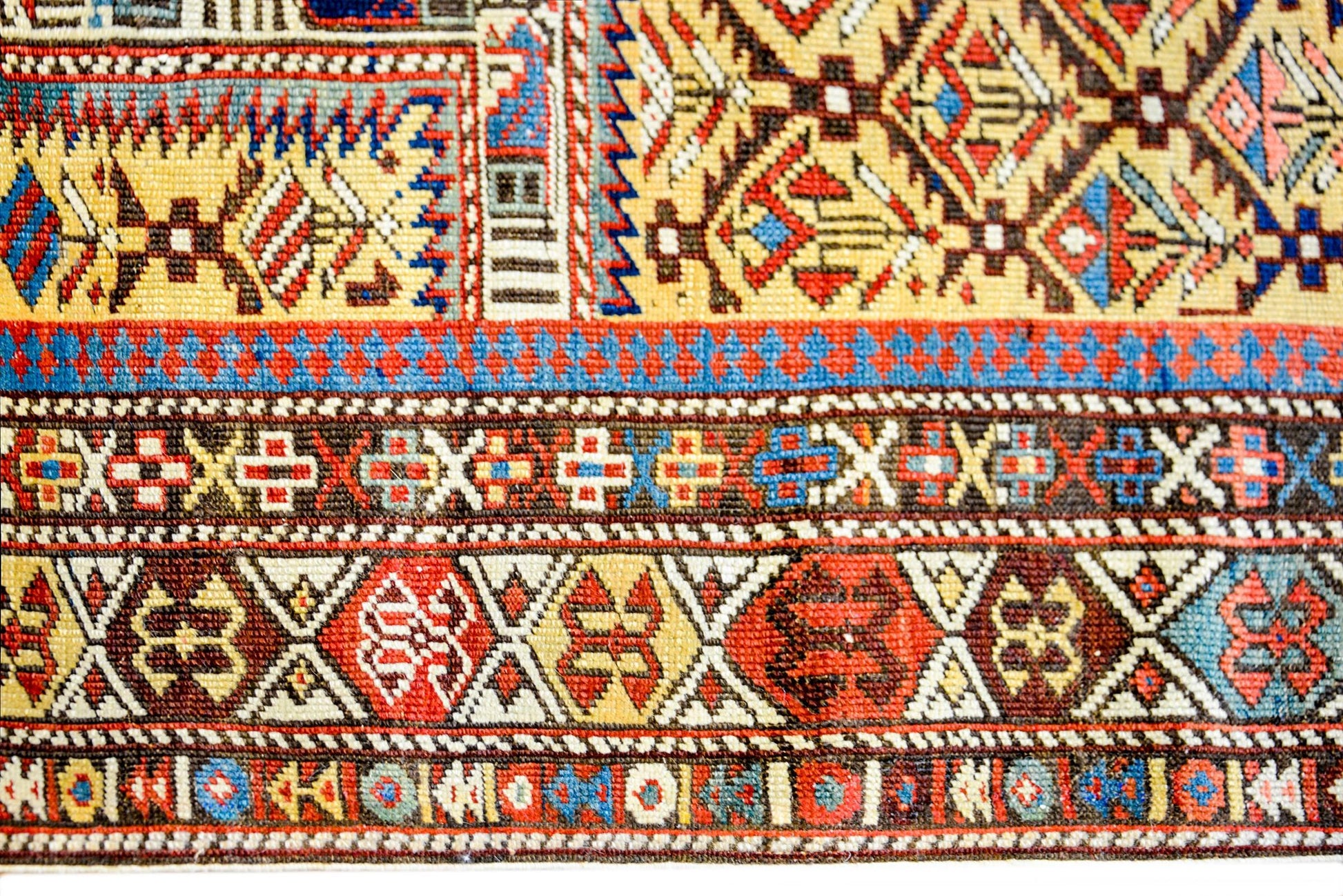 Extraordinary Late 19th Century Shriven Prayer Rug For Sale
