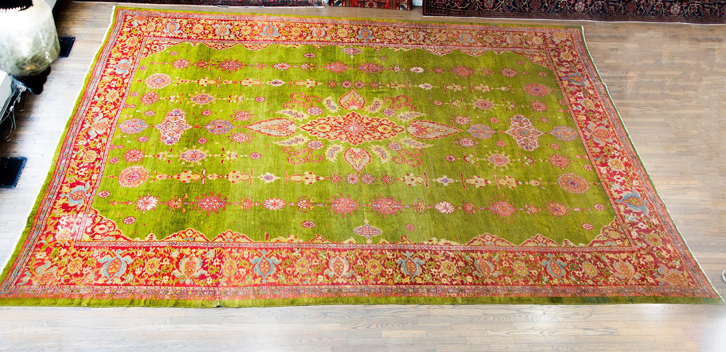Late 19th Century Persian Sultanabad Rug For Sale