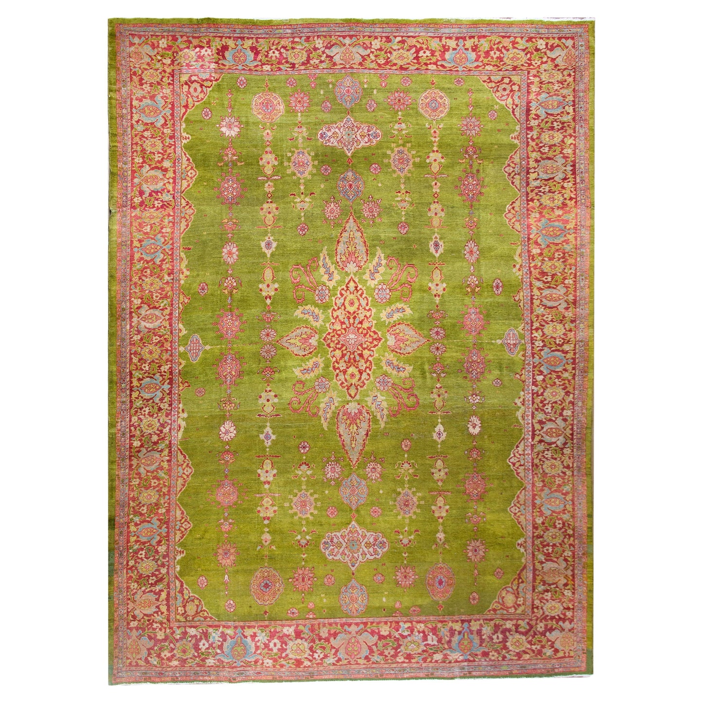 Late 19th Century Persian Sultanabad Rug For Sale