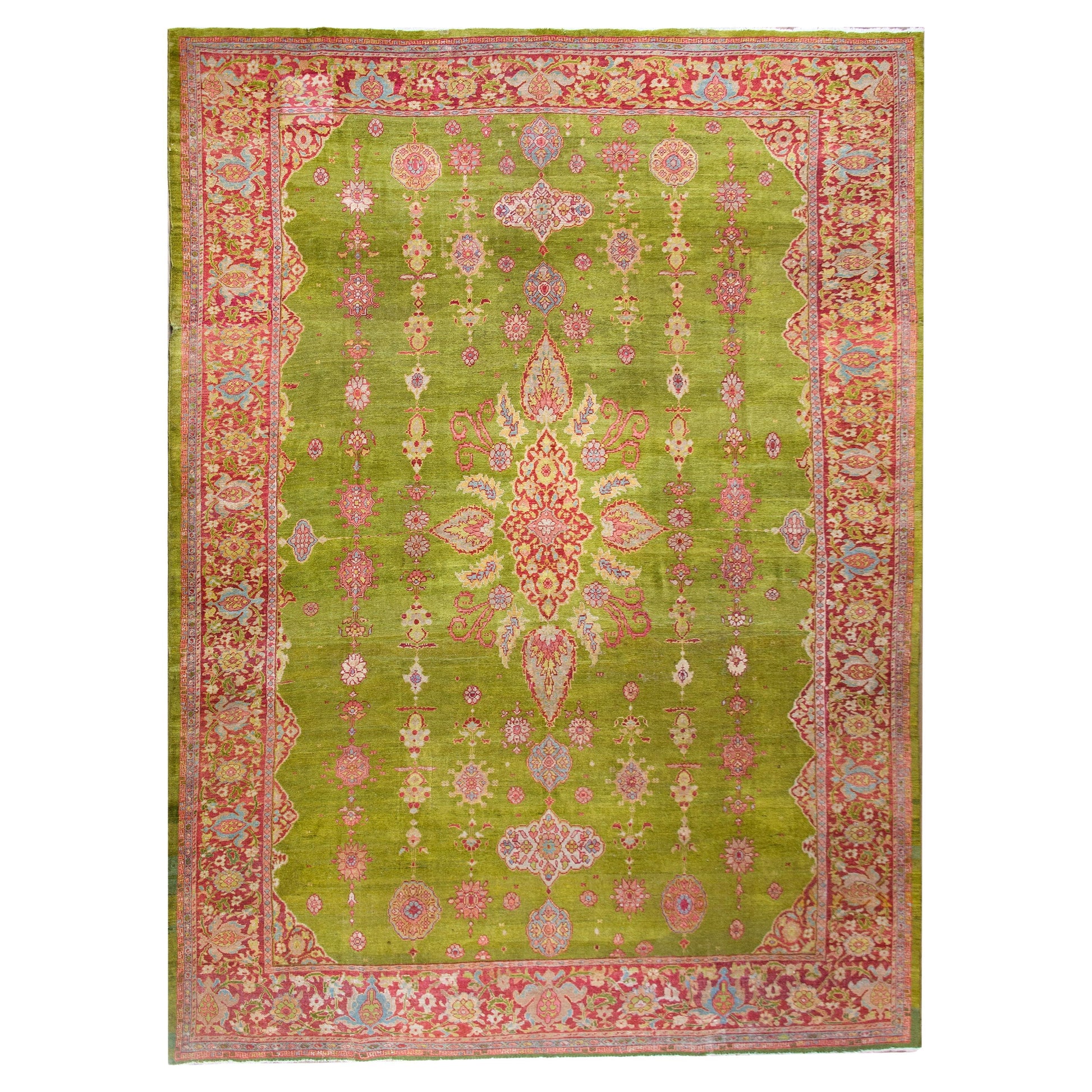 Late 19th Century Persian Sultanabad Rug For Sale