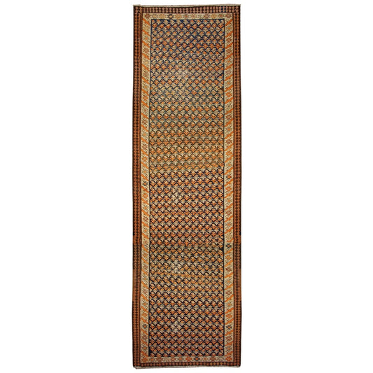 Early 20th Century Persian Veramin Kilim Runner For Sale
