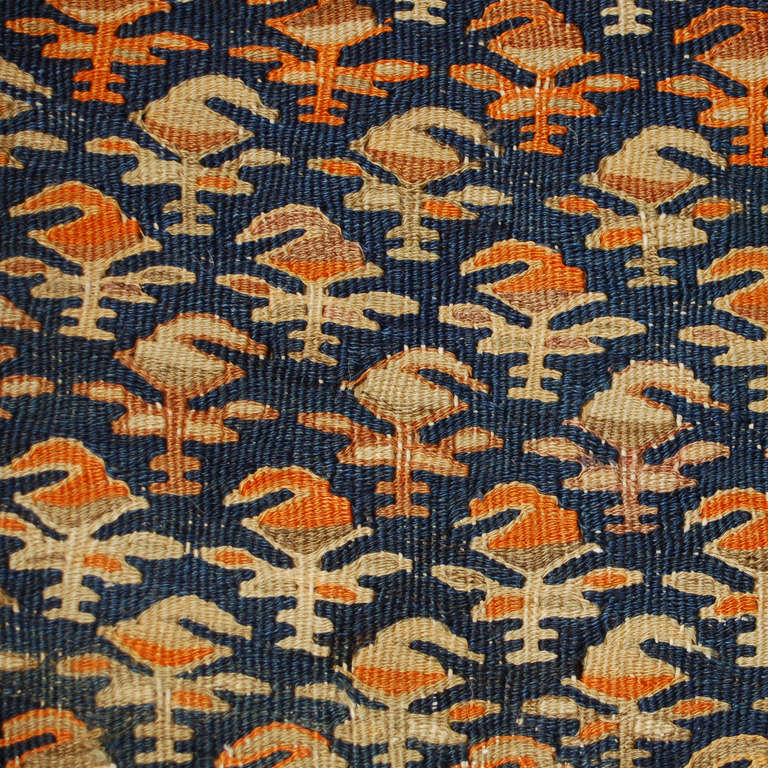 Early 20th Century Persian Veramin Kilim Runner For Sale