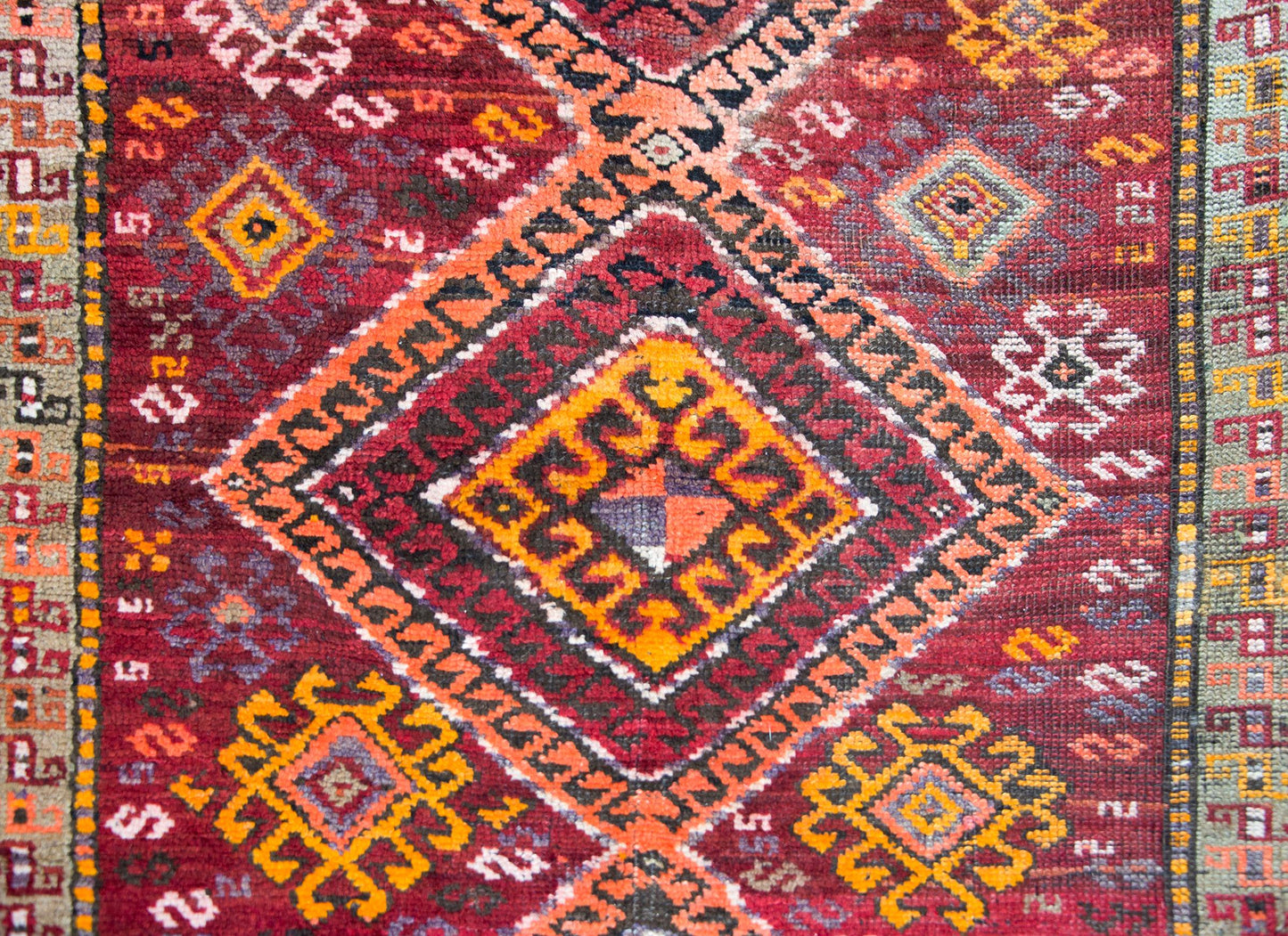 Early 20th Century Turkish Kars Rug For Sale