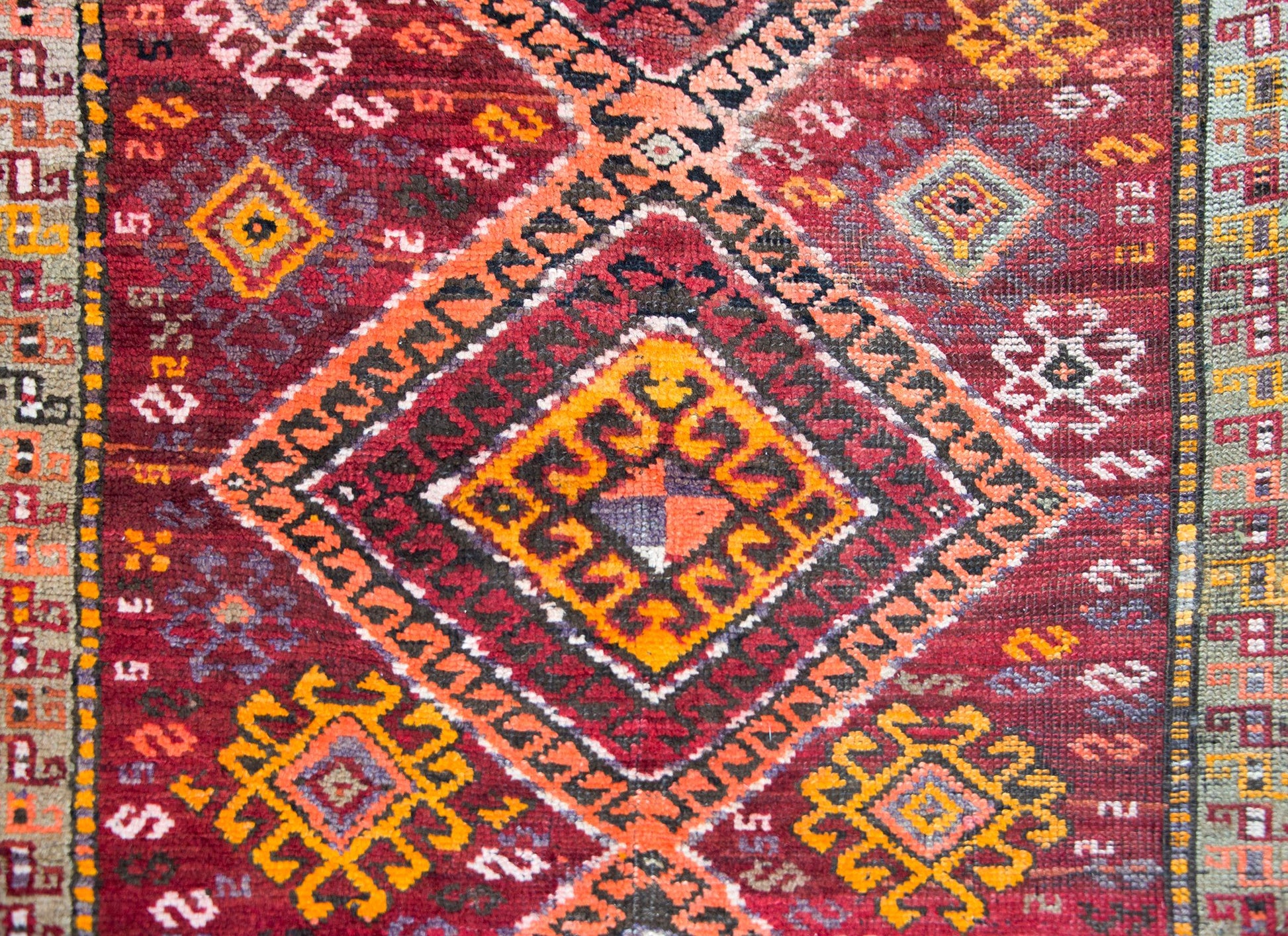 Early 20th Century Turkish Kars Rug For Sale