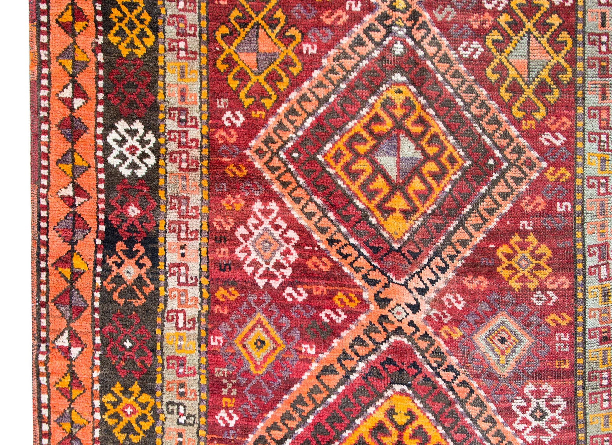 Early 20th Century Turkish Kars Rug For Sale