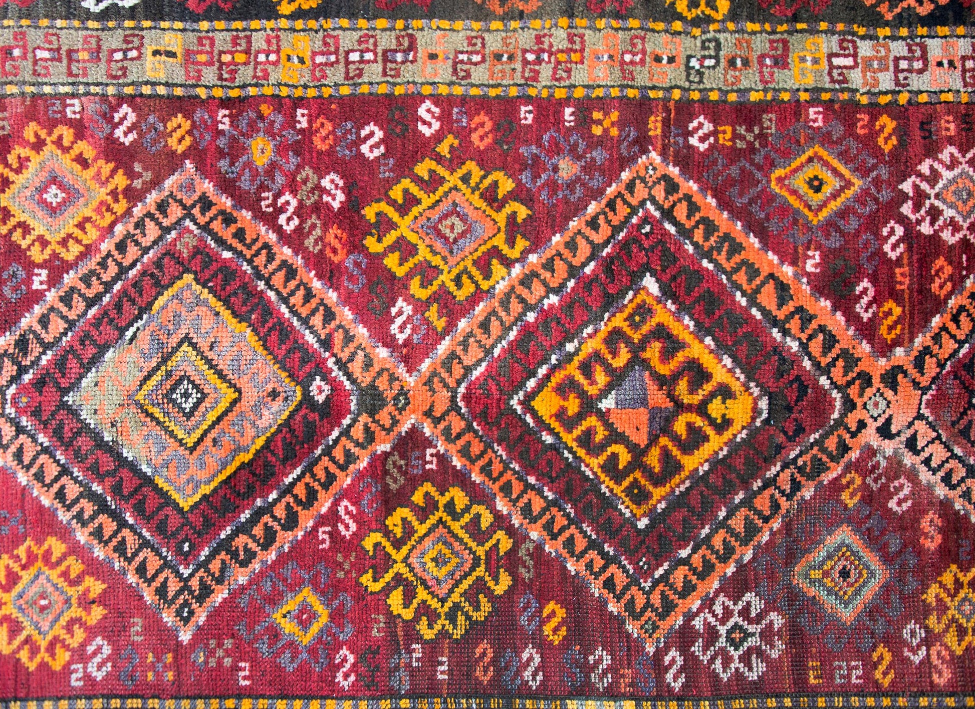 Early 20th Century Turkish Kars Rug For Sale