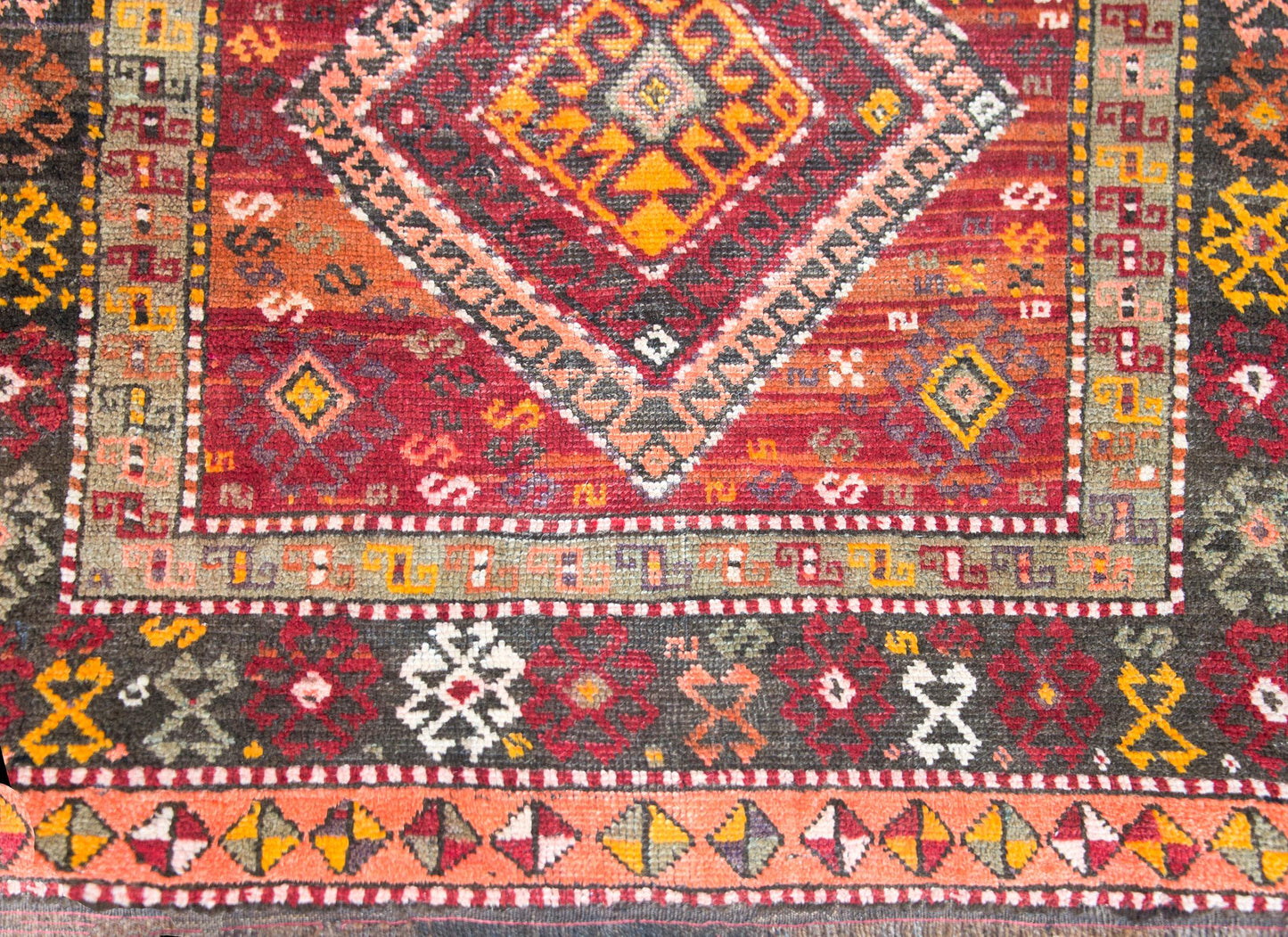 Early 20th Century Turkish Kars Rug For Sale