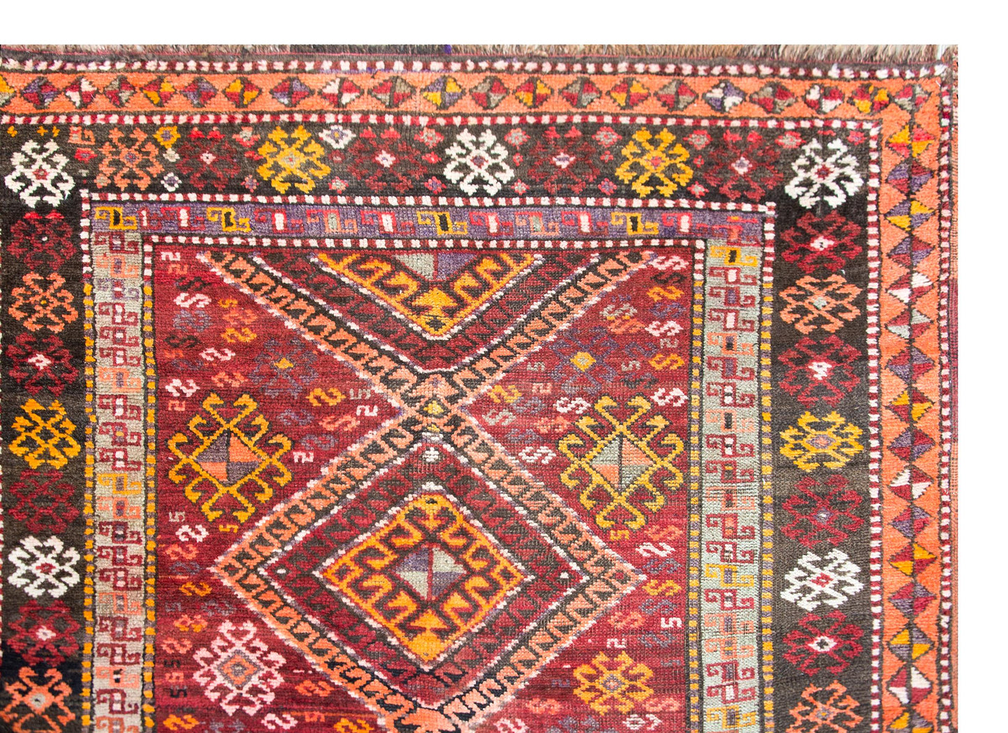 Early 20th Century Turkish Kars Rug For Sale