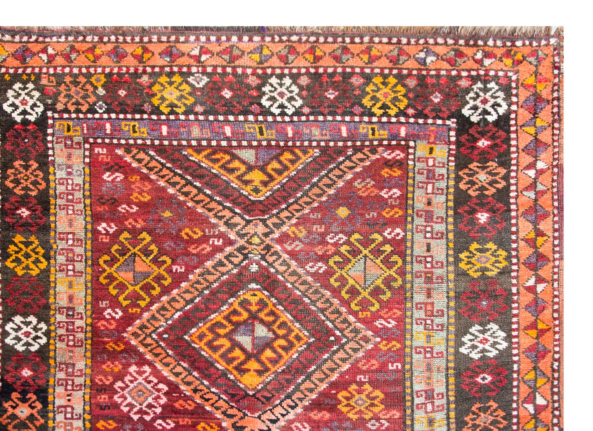 Early 20th Century Turkish Kars Rug For Sale