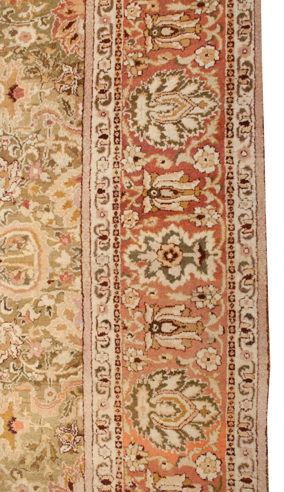 Early 20th Century Agra Rug For Sale