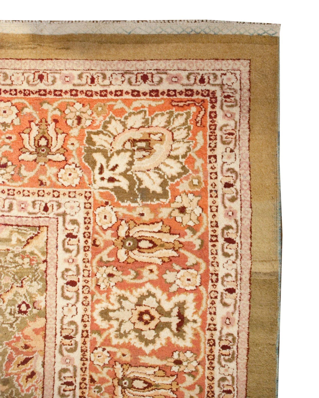 Early 20th Century Agra Rug For Sale
