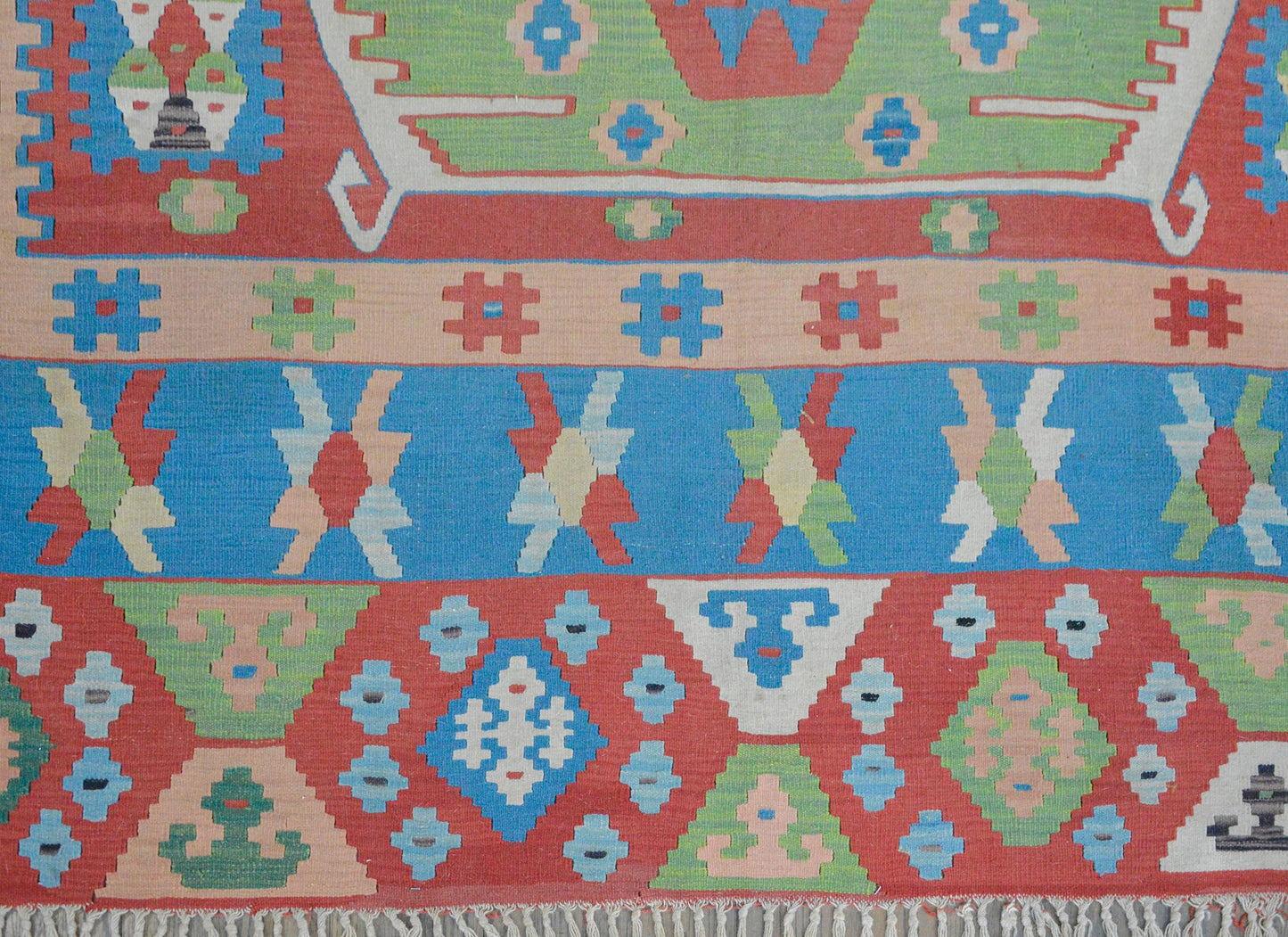 Vintage Turkish Kilim For Sale