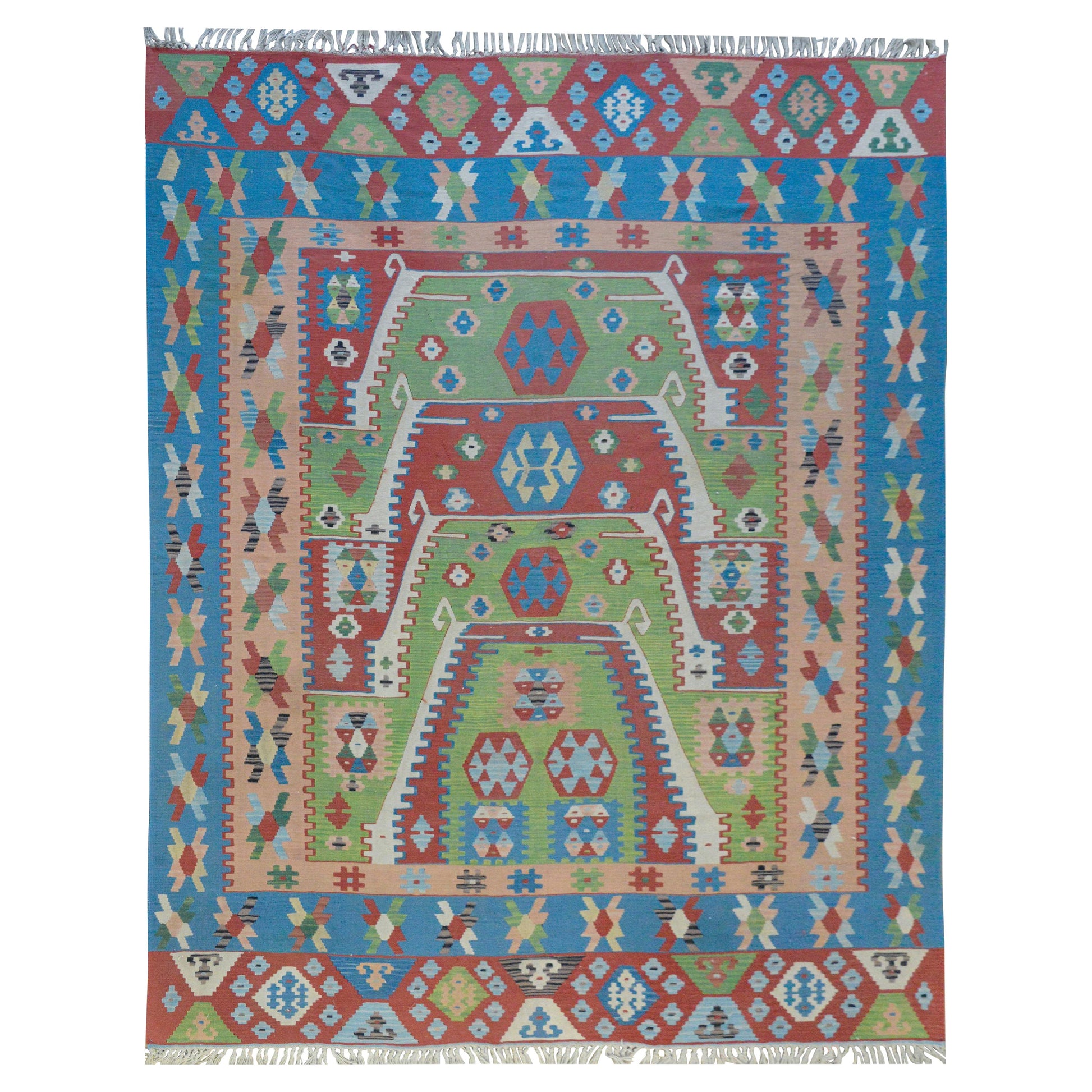Vintage Turkish Kilim For Sale