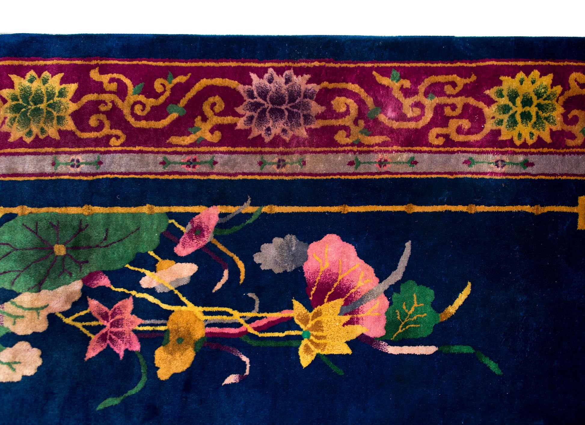 Early 20th Century Chinese Art Deco Rug For Sale