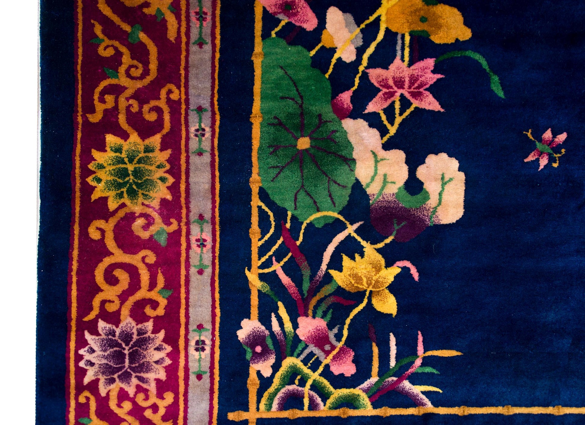 Early 20th Century Chinese Art Deco Rug For Sale
