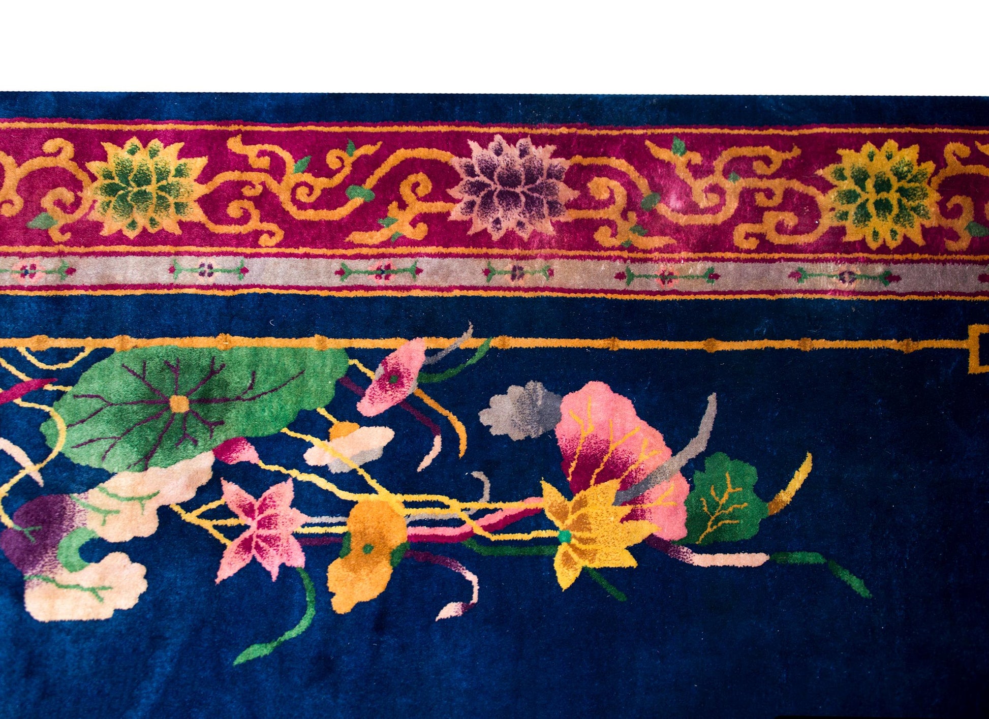 Early 20th Century Chinese Art Deco Rug For Sale
