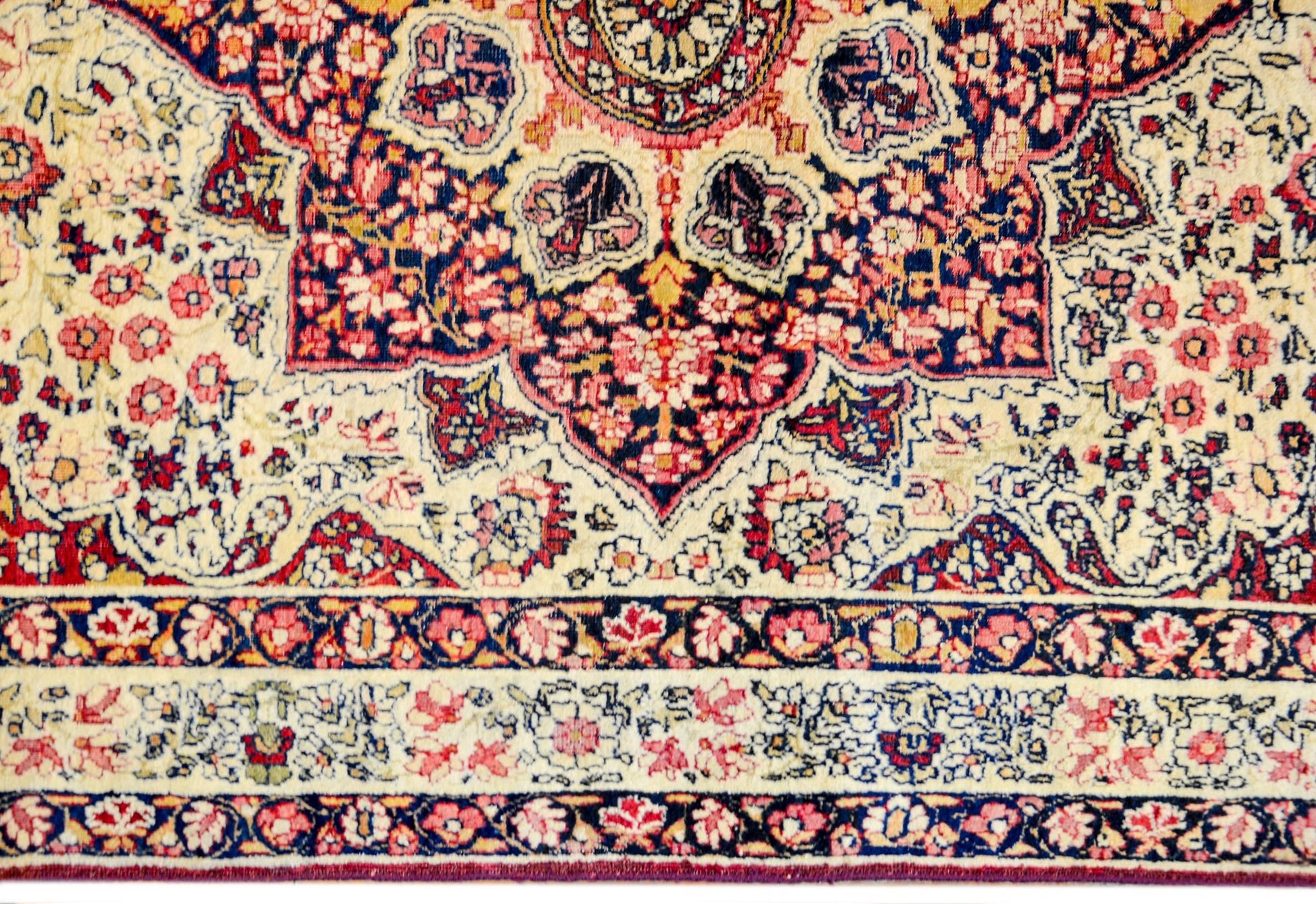 Incredible Late 19th Century, Very Fine Lavar Kirman Rug For Sale