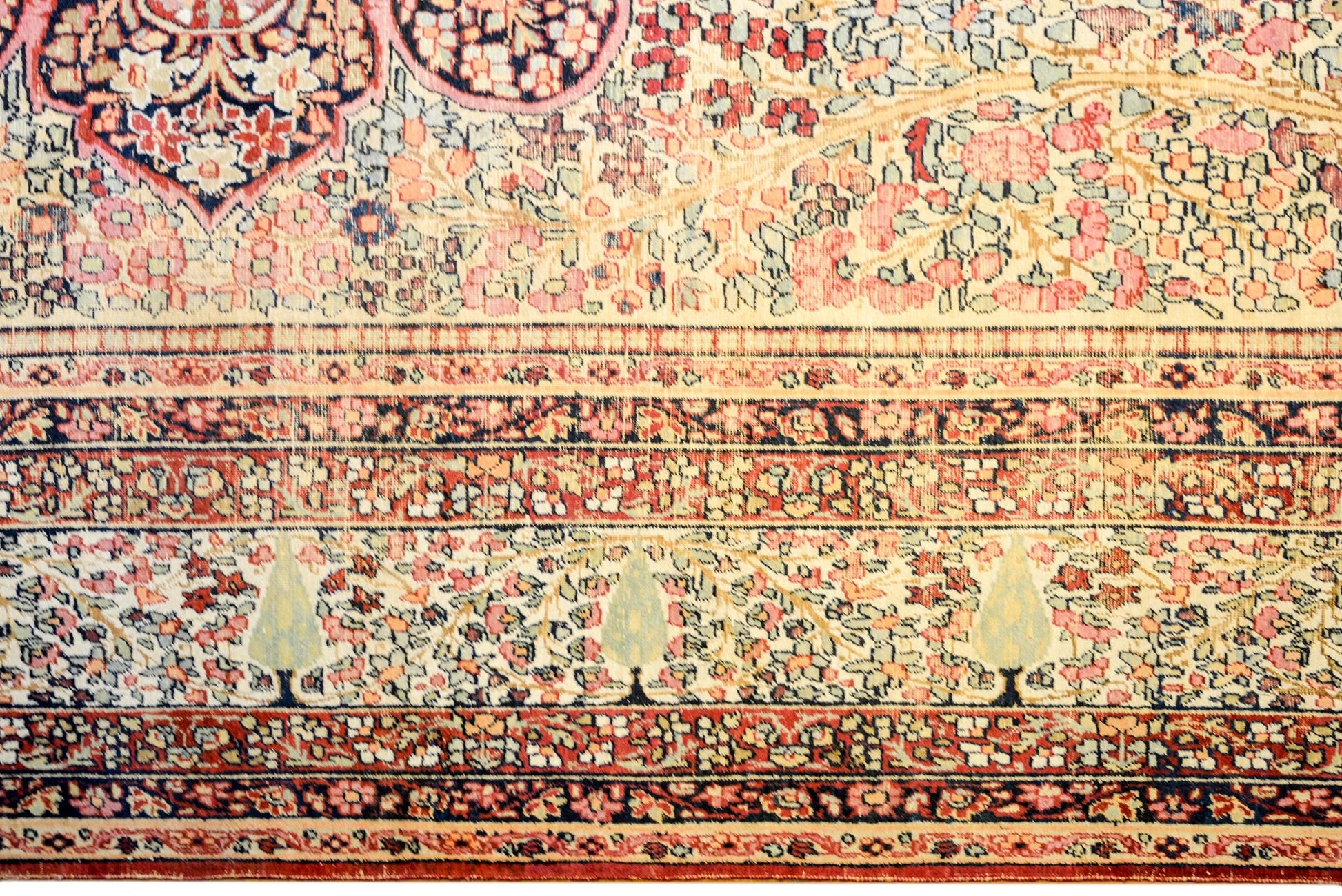 Incredible Early 20th Century Lavar Kirman Rug For Sale