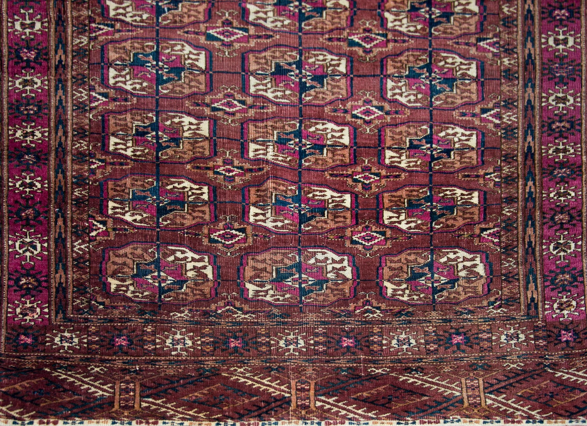 Early 20th Century Persian Tekeh Rug For Sale
