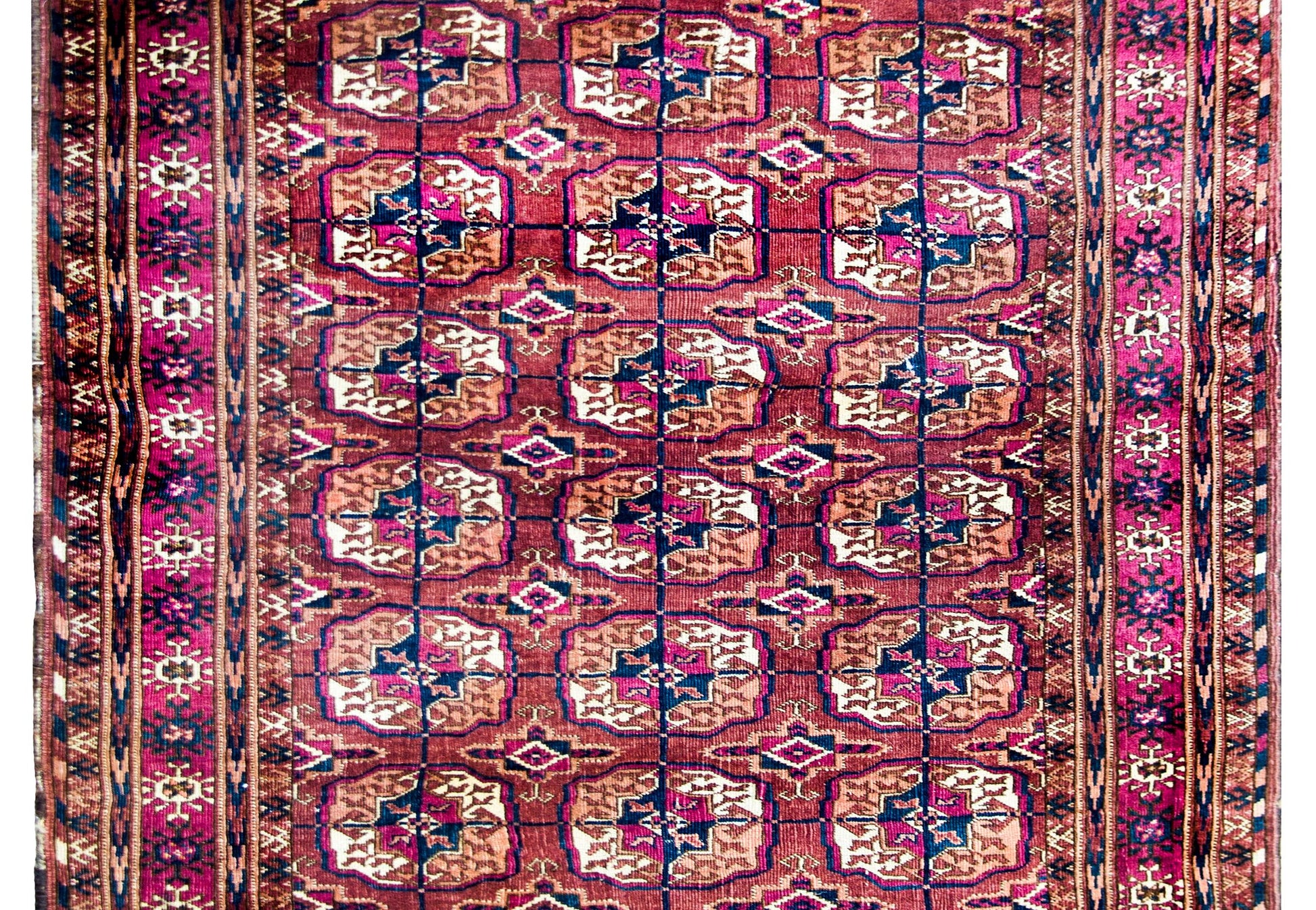 Early 20th Century Persian Tekeh Rug For Sale