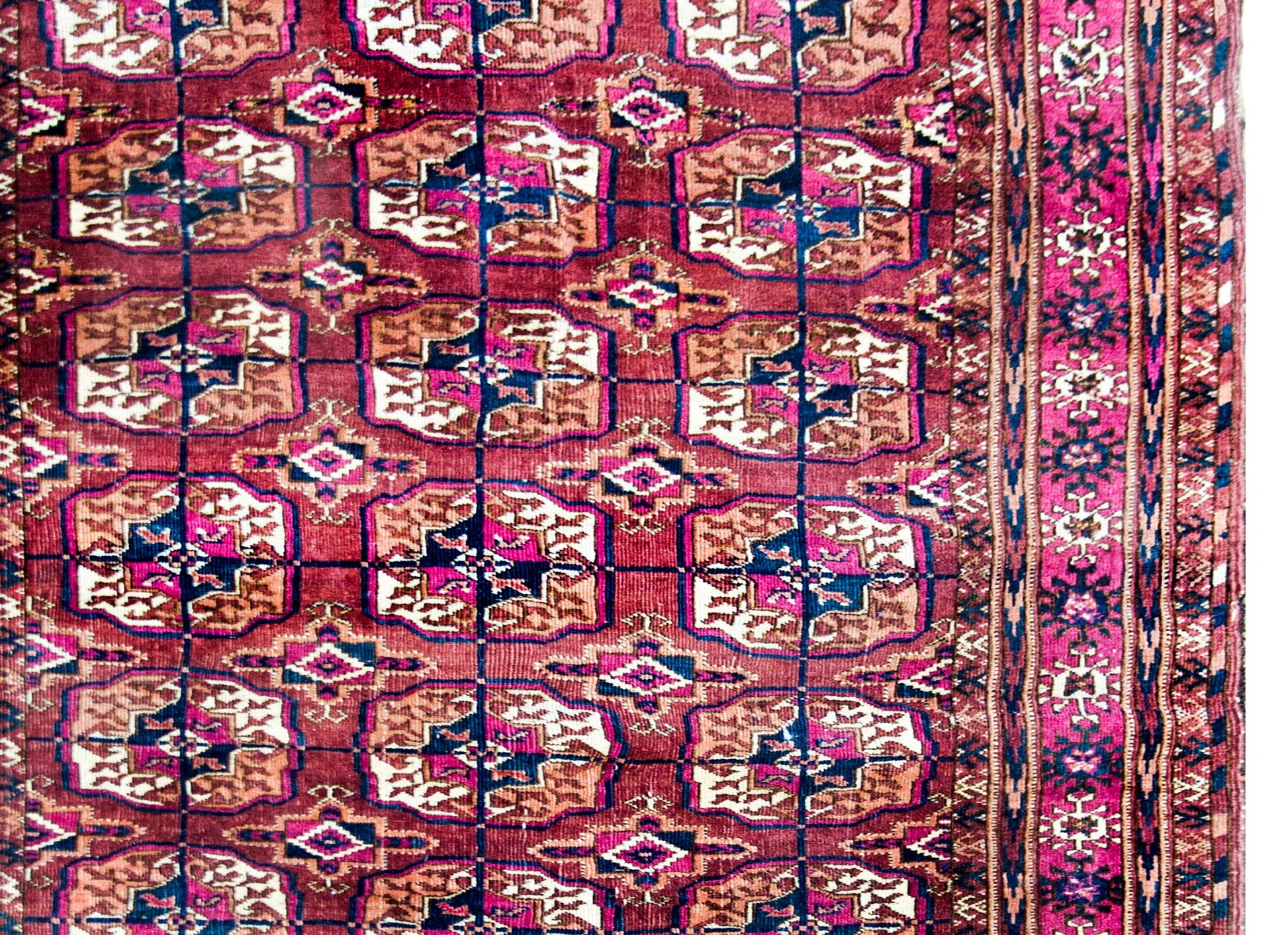 Early 20th Century Persian Tekeh Rug For Sale